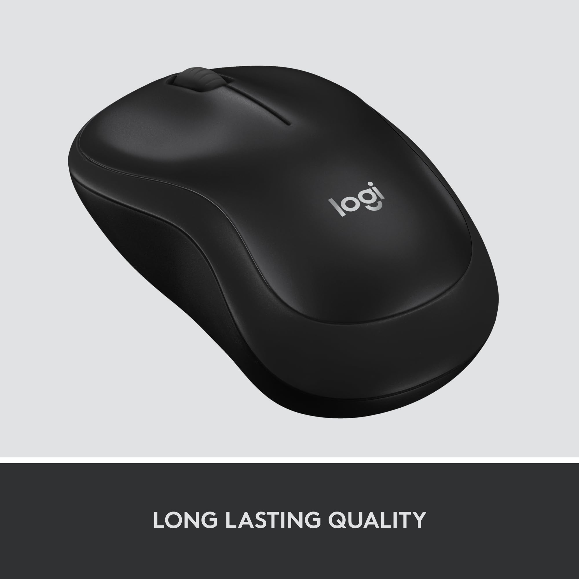 Logitech M220 Silent Mouse, Wireless Black