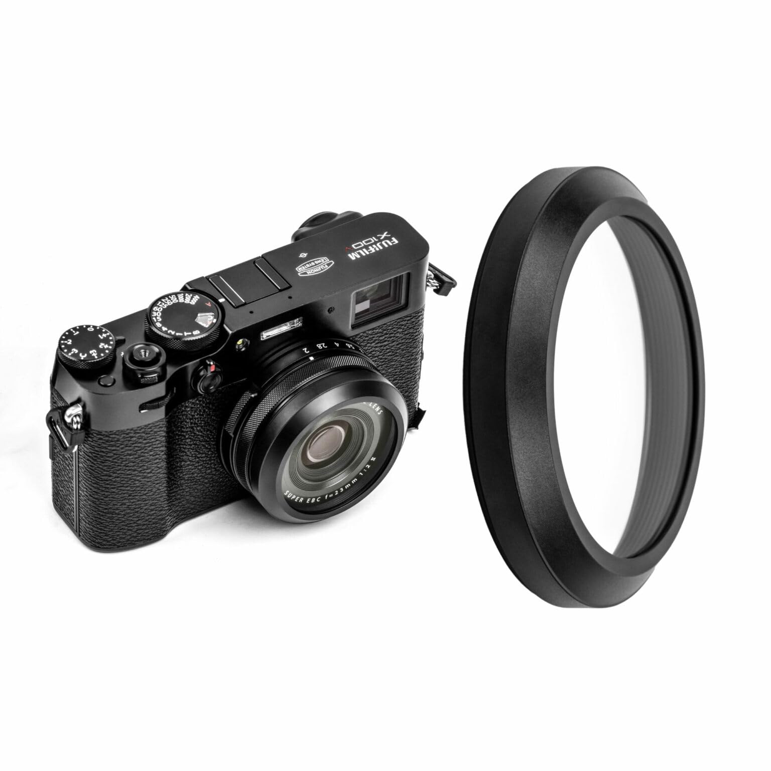 Nisi Nc Uv (Black Frame)   Camera Lens Protection Filter For Fujifilm X100 Series (X100, X100S, X100F, X100T, X100V, X100Vi)   H
