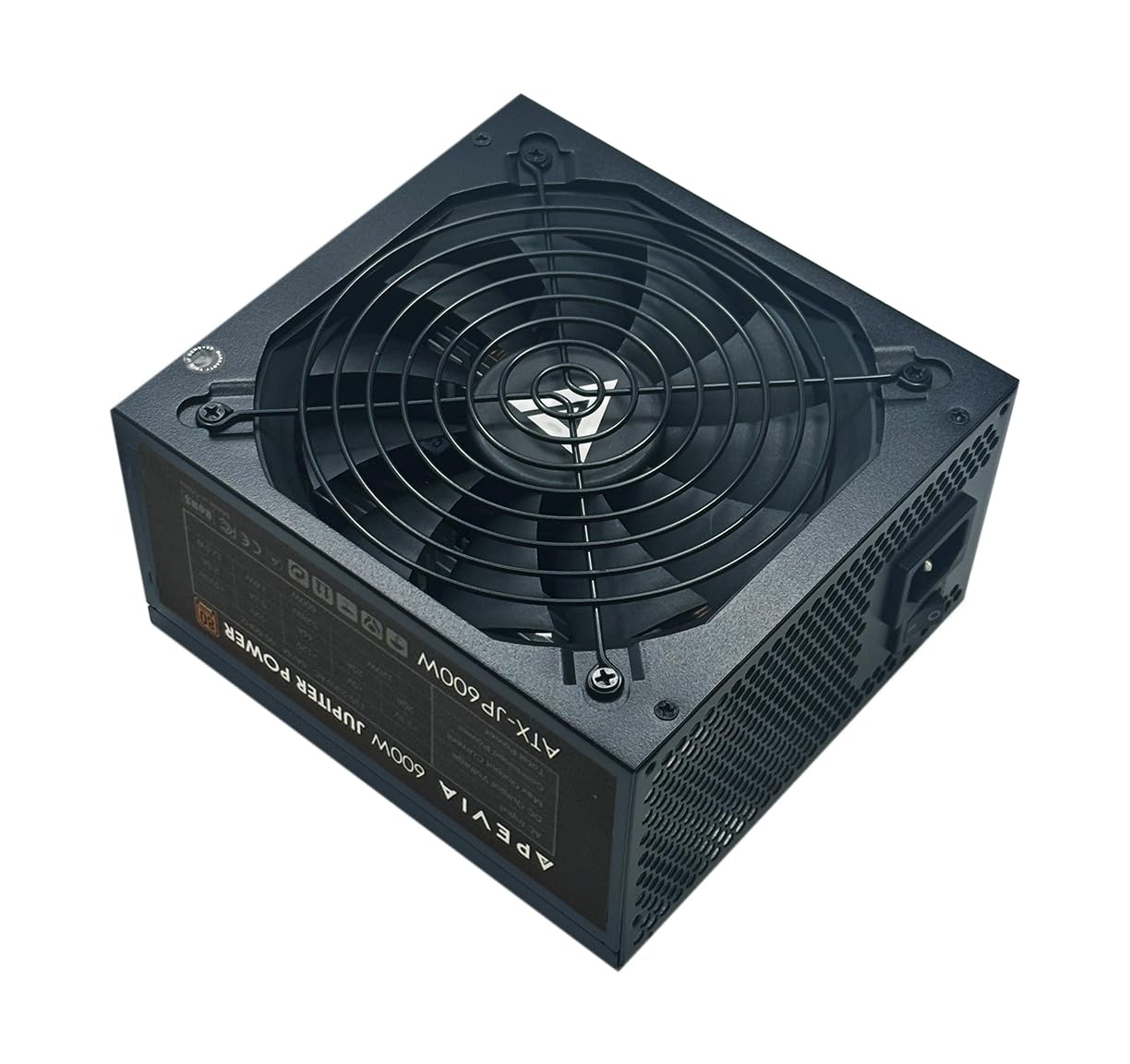 Apevia Atx Jp600W Jupiter 600W 80 Plus Bronze Certified Active Pfc Atx Gaming Power Supply, Supports Dual/Quad Core Cpus, Sli/Crossfire/Haswell, 3 Year Warranty