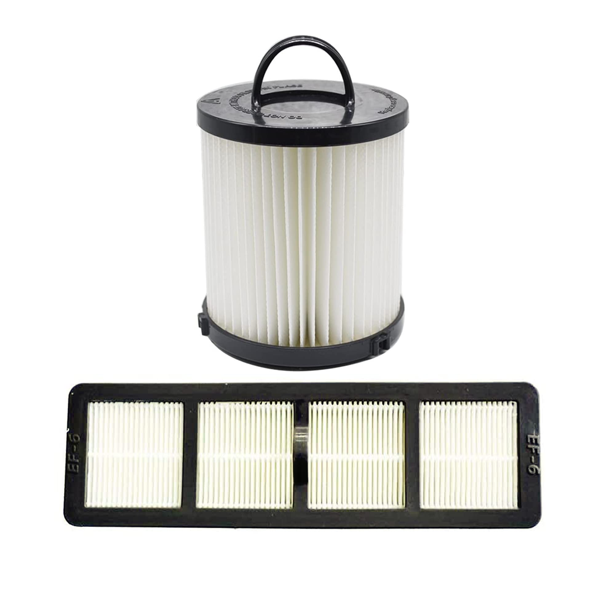 EZ SPARES Eureka AirSpeed Compatible Dust Cup Filter & HEPA Filter Set DCF-21 & EF-6(DCF 21&EF 6) Replaces Part # 67821, 68931, 