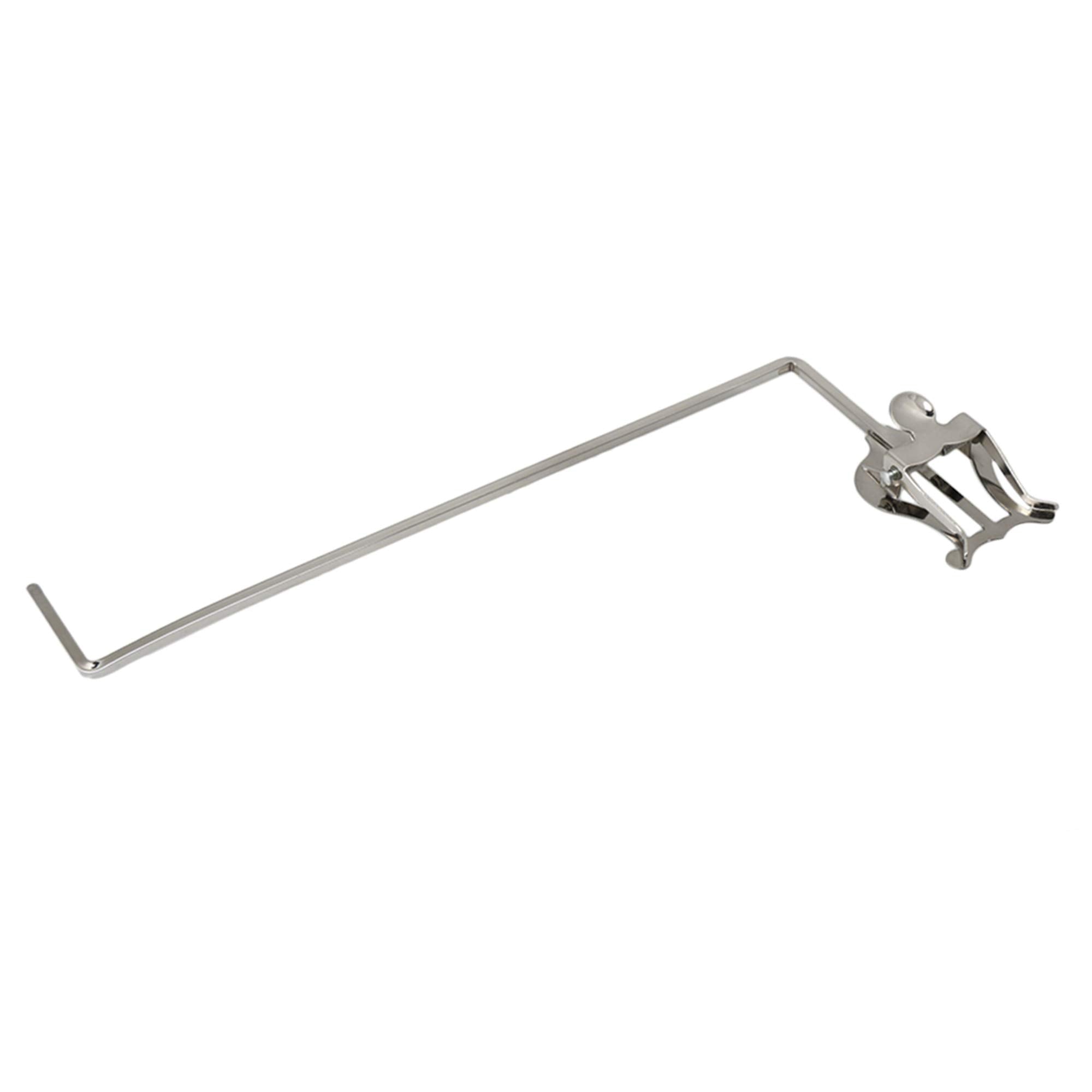 Yibuy Silver 3/4 Vertical Keys Euphonium Marching Clamp On Silver Music Sheet Clip