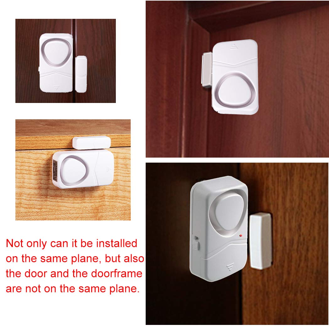 Door Alarm For Home, Door Sensor, Window Alarm For Home Security, Pool Door Alarm For Kids (6 Pack)
