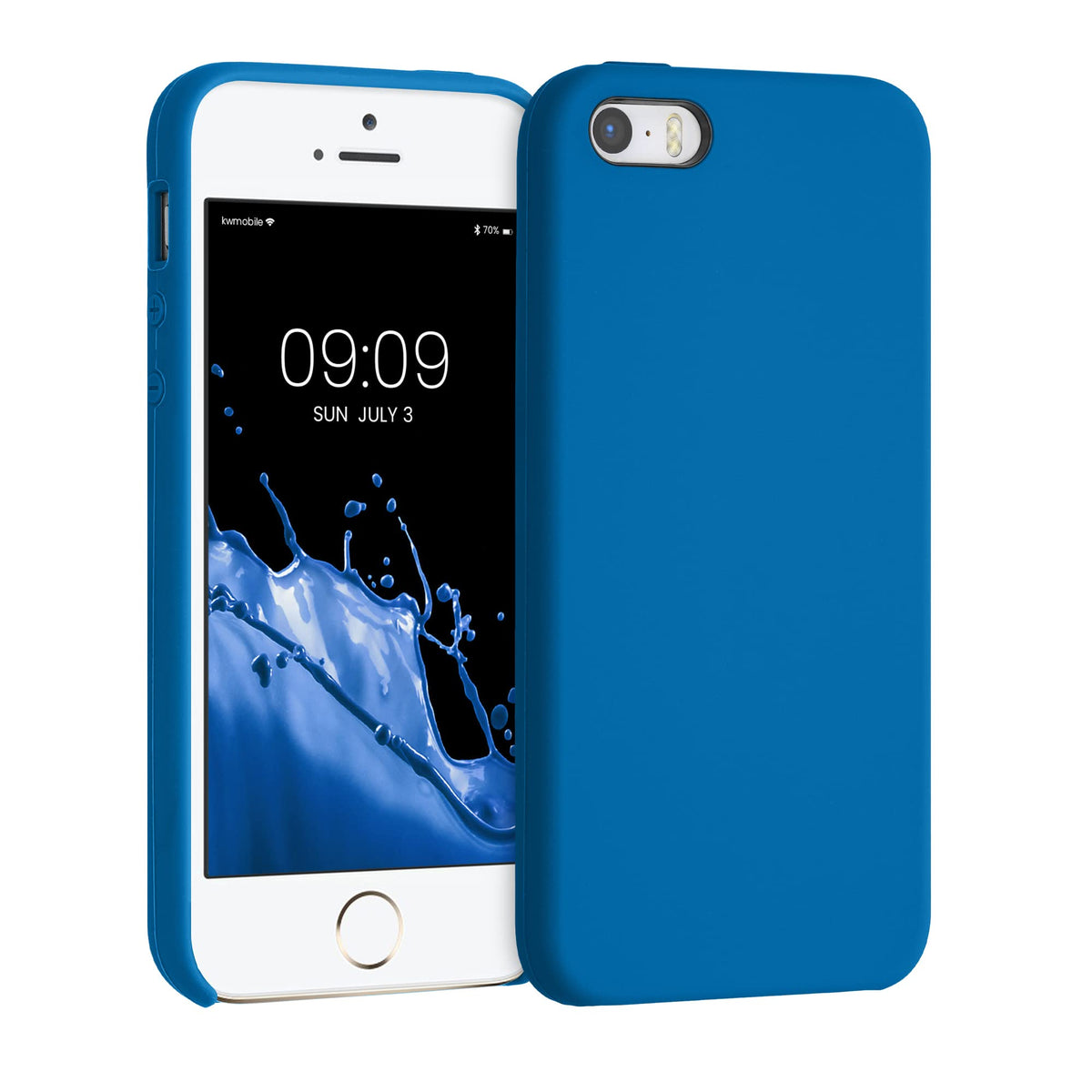 Kwmobile Case Compatible With Apple Iphone Se (1.Gen 2016) / Iphone 5 / Iphone 5S Case   Tpu Silicone Phone Cover With Soft Fini