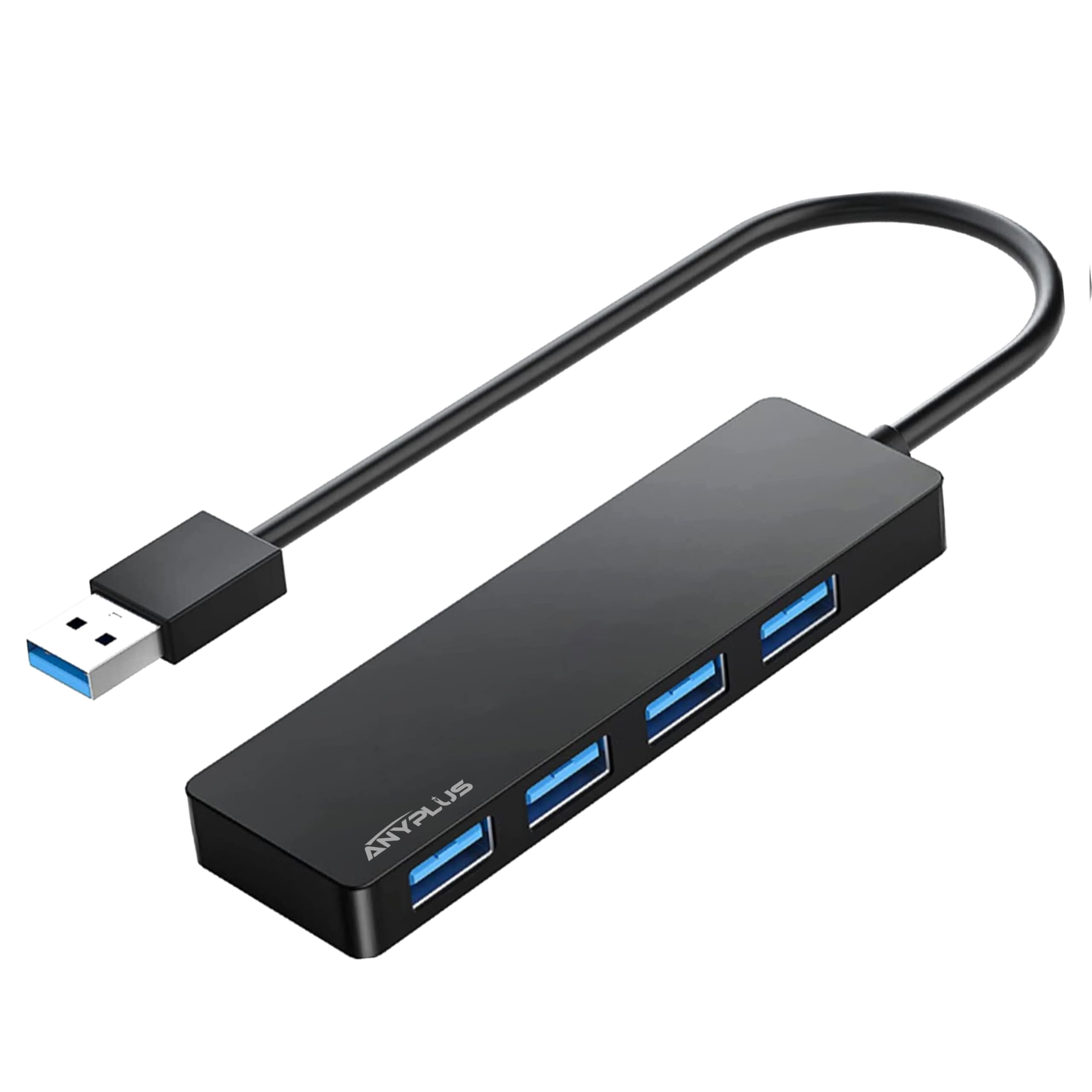 Anyplus Usb Hub, Multiport Usb Splitter Adapter, 0.8Ft Portable Slim Usb 3.0 Hub, Usb Extender For Laptop, Pc, Macbook, Imac, Su
