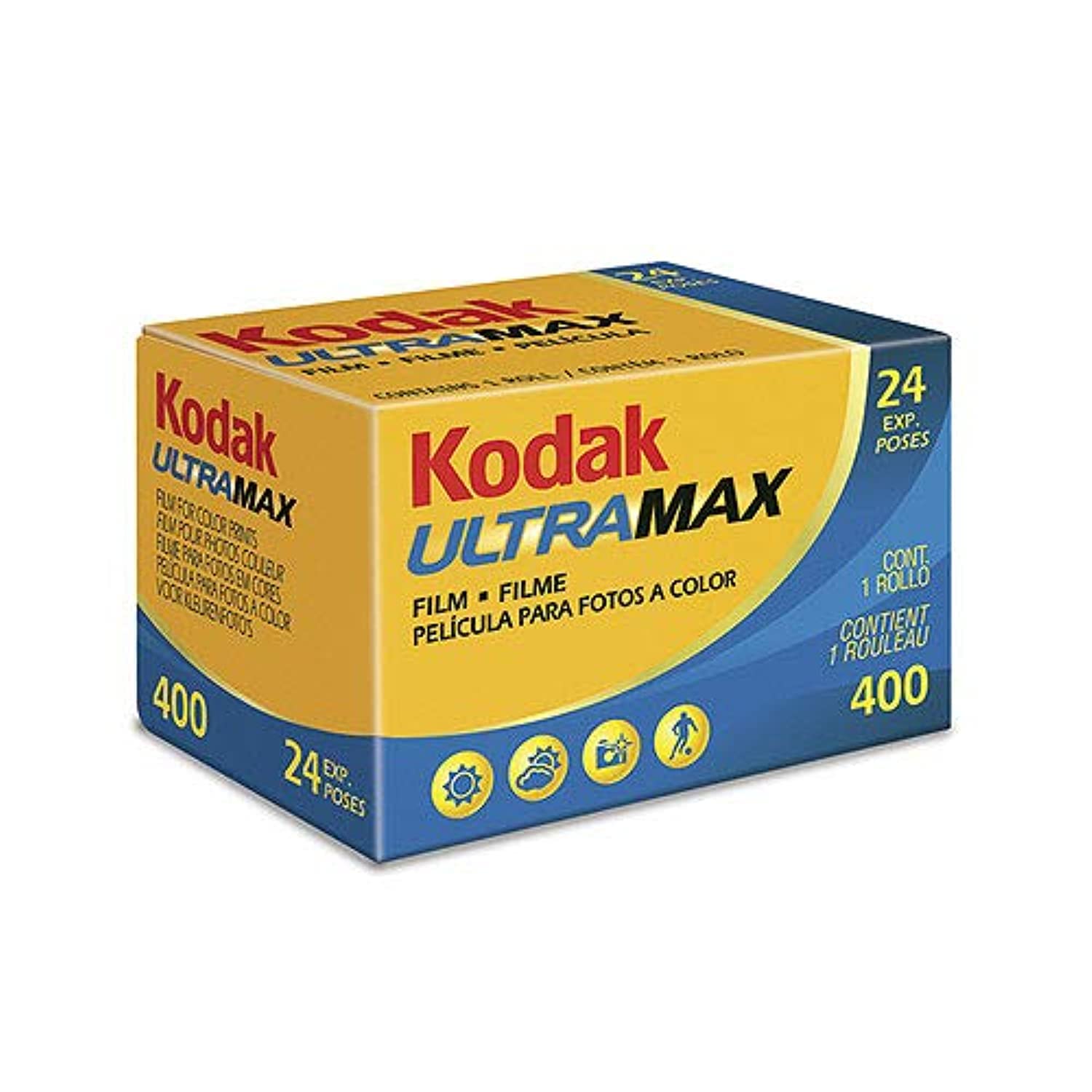 Kodak 603 4029 Ultramax 400 Color Negative Film (Iso 400) 35Mm 24 Exposures