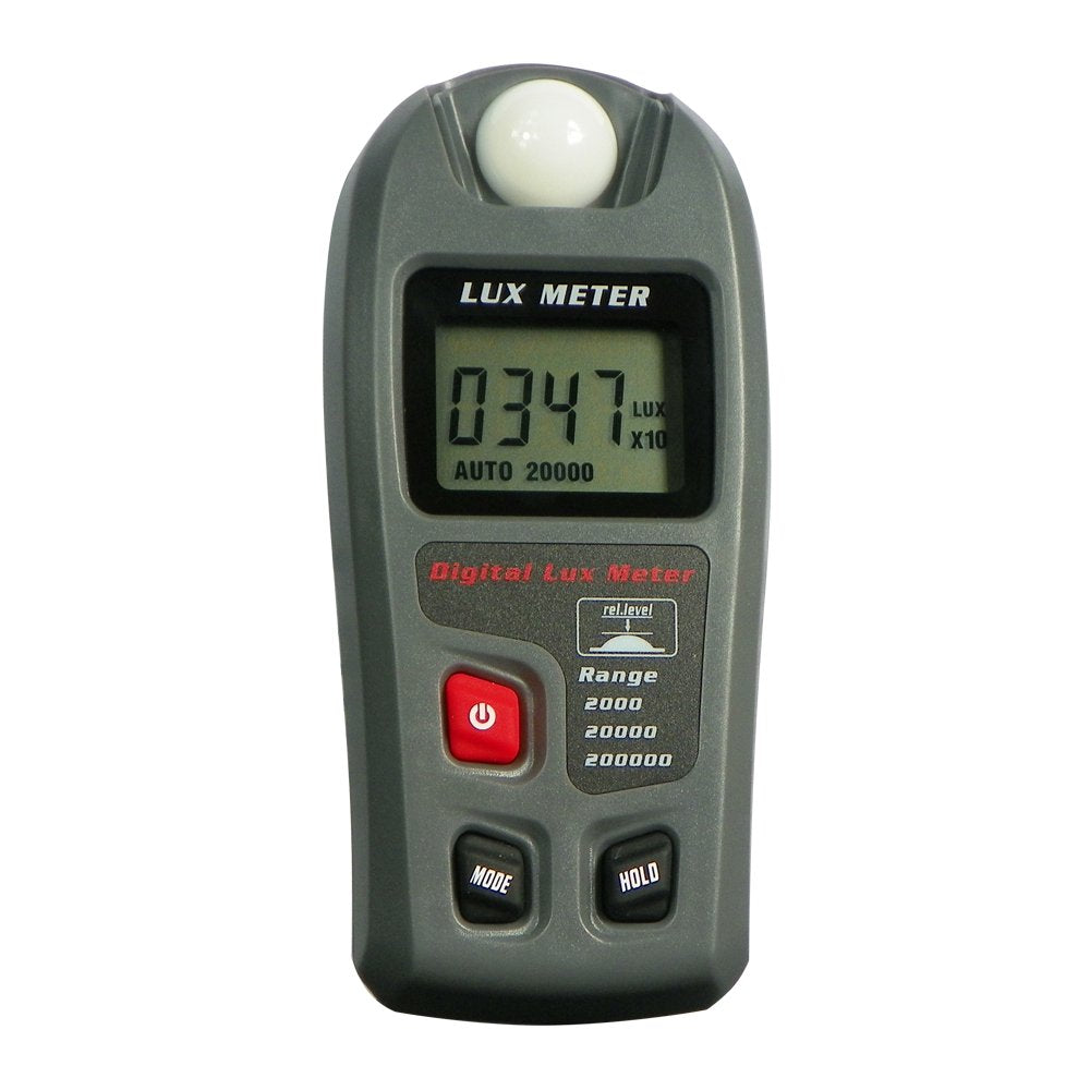Leaton Digital Luxmeter/Digital Illuminance Light Meter Lux Meter With Lcd Display(Range: 0.1~200,000 Lux Luxmeter, 0.01~20,000F