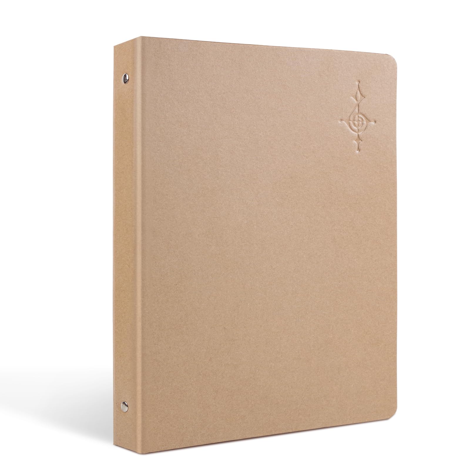 Rockhouse Sheet Music Folder, 3 Ring Binder Music Holder Choir Folder 40 Pages Fit For Sheet Music Paper 8.5 X 11 Inch (Kraft Pa