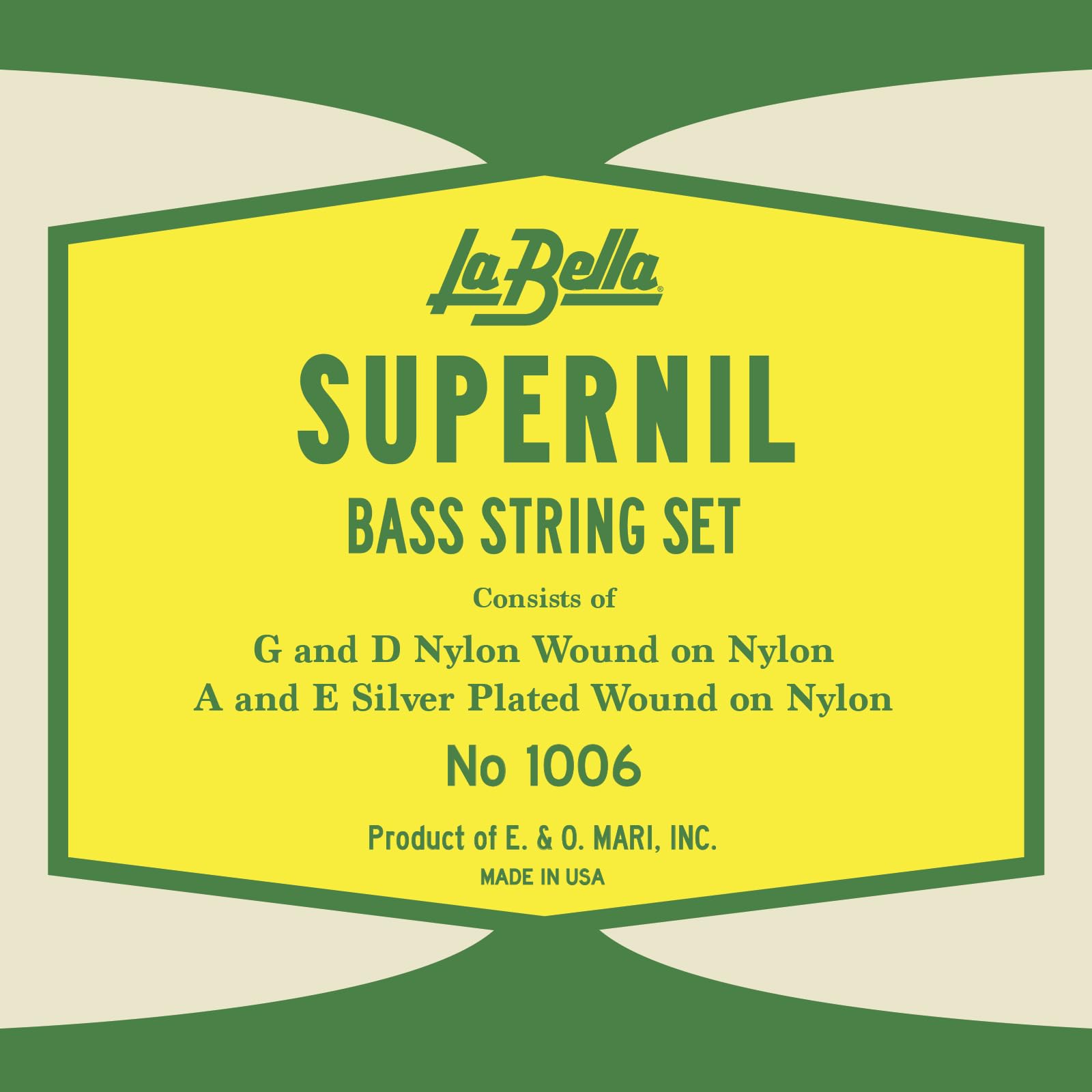 La Bella 1006 Supernil Bass String Set 1003-624