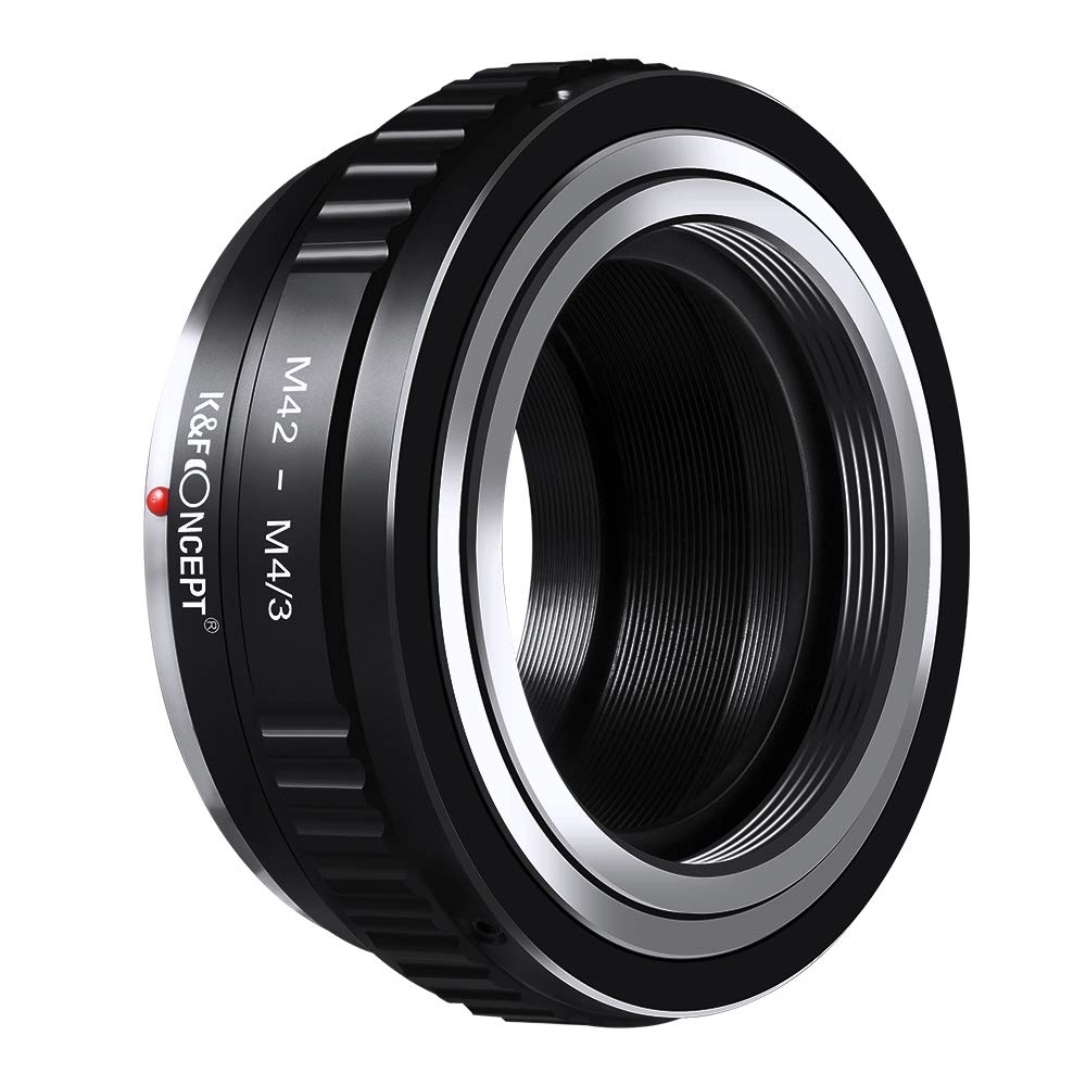 K&F Concept M42 Lens To Micro 4/3 Lens Adapter,M42 Screw Mount To Micro Four Thirds M43 Mft Fits For Olympus Pe, Panasonic Lumix