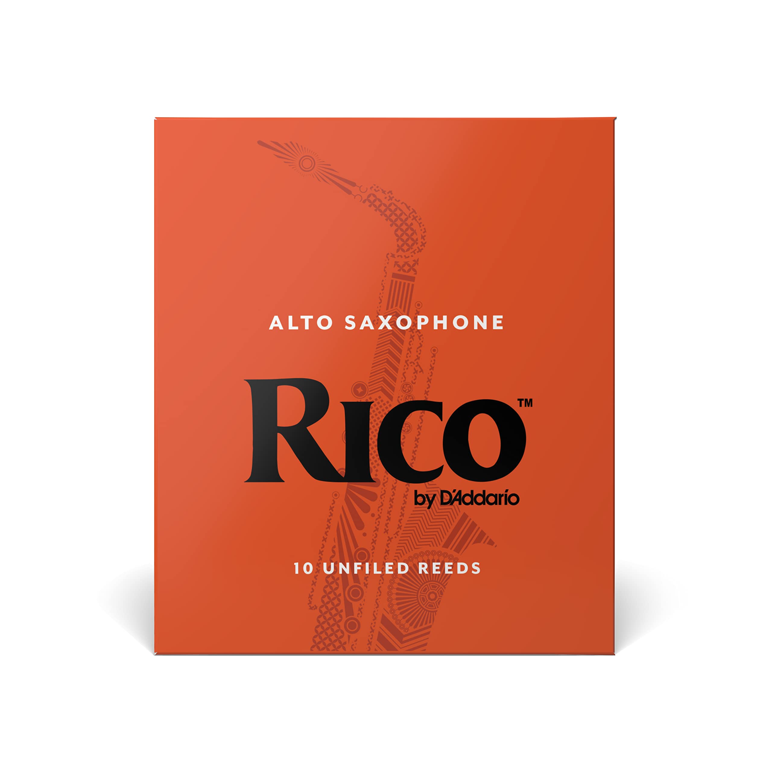 Daddario Woodwinds   Rico Alto Sax Reeds   Rja1030   Strength 3.0, 10 Pack