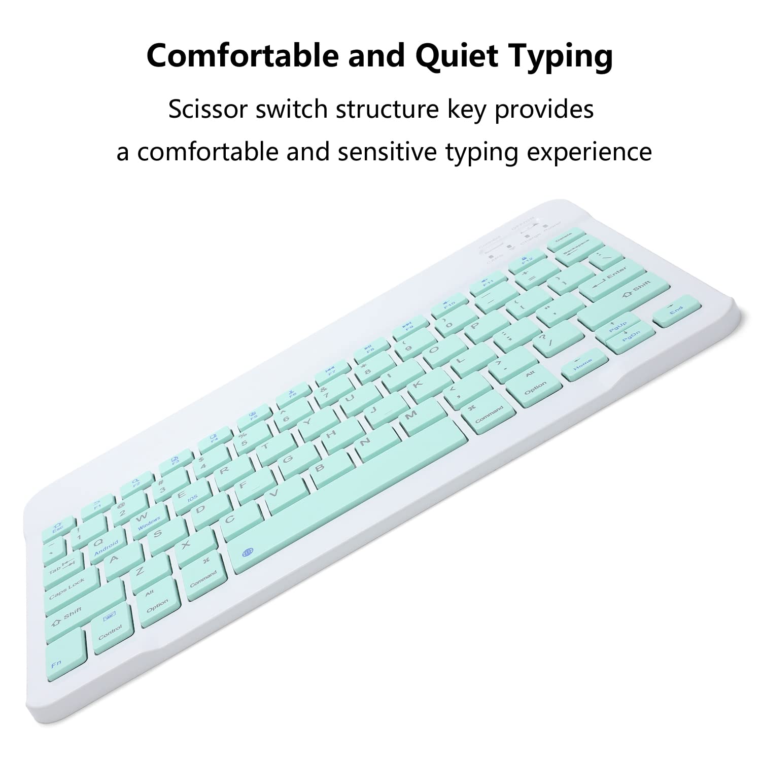 Rechargeable Bluetooth Keyboard And Mouse Combo Ultra Slim Portable Compact Wireless Mouse Keyboard Set For Android Windows Tabl