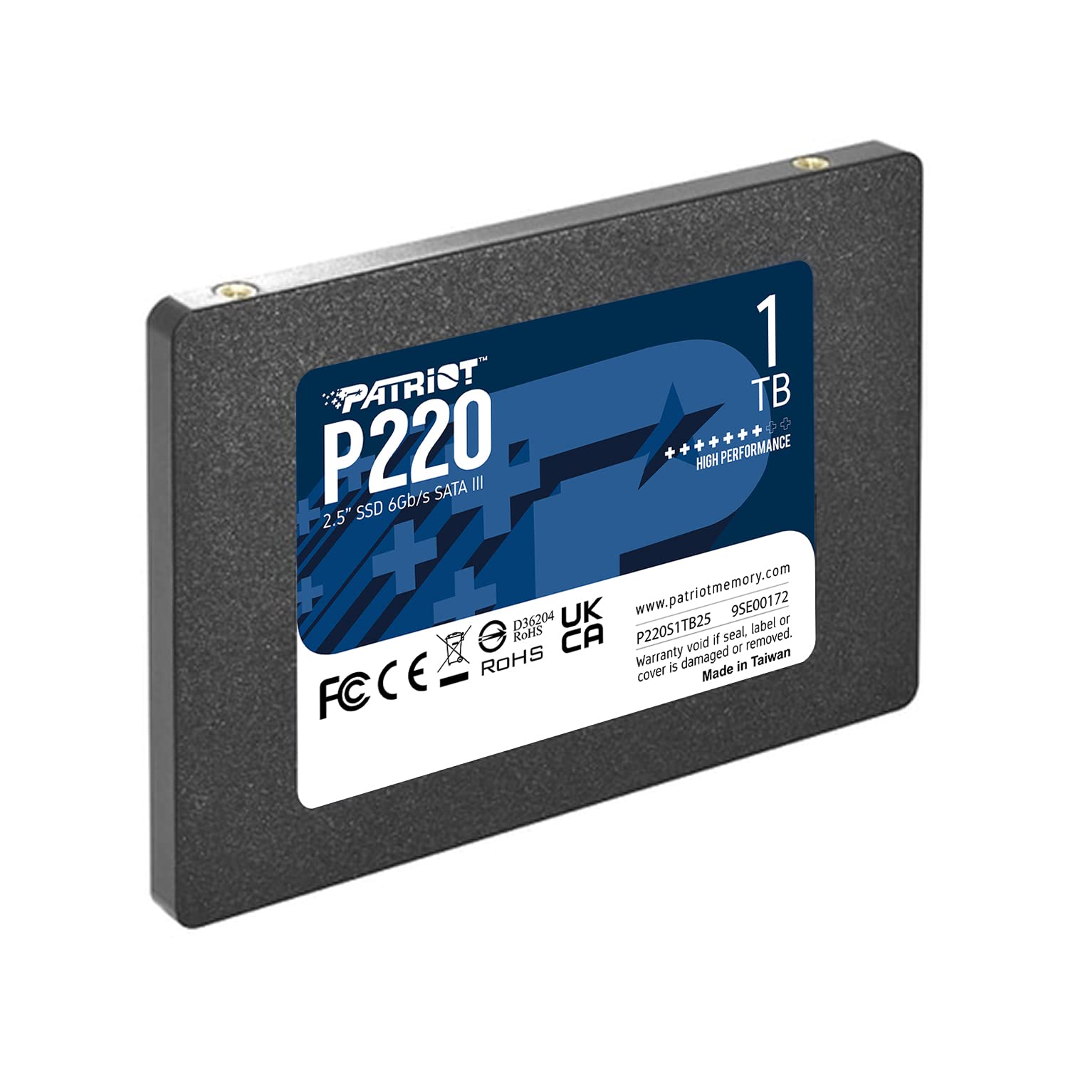 Patriot P220 1Tb Internal Ssd - Sata 3 2.5 - Solid State Drive - P220S1Tb25