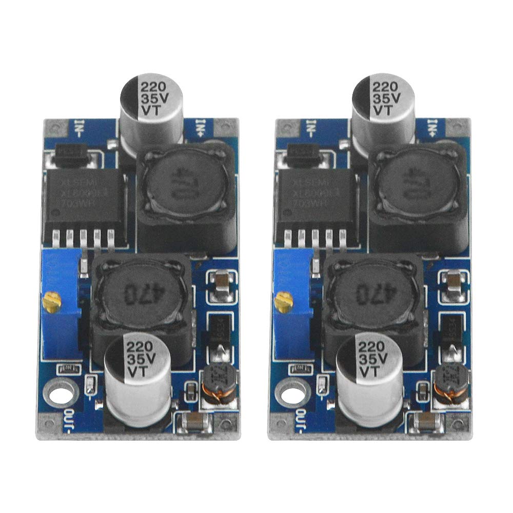 Xingyheng 5Pcs Xl6009 Dc-Dc Buck Boost Voltage Converter Power Module 4A 400Khz Adjustable Switch Module 3.8-30V To 1.25-35V Pow