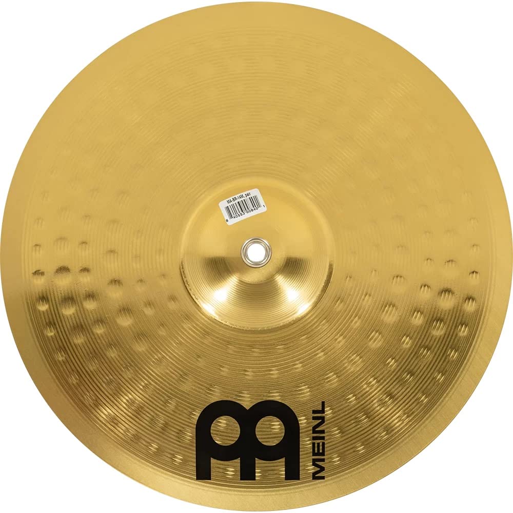 Meinl 14    Marching Cymbal Pair With Straps   Brass Alloy Traditional Finish   Made In Germany, 2 Year Warranty (Ma Br 14M)