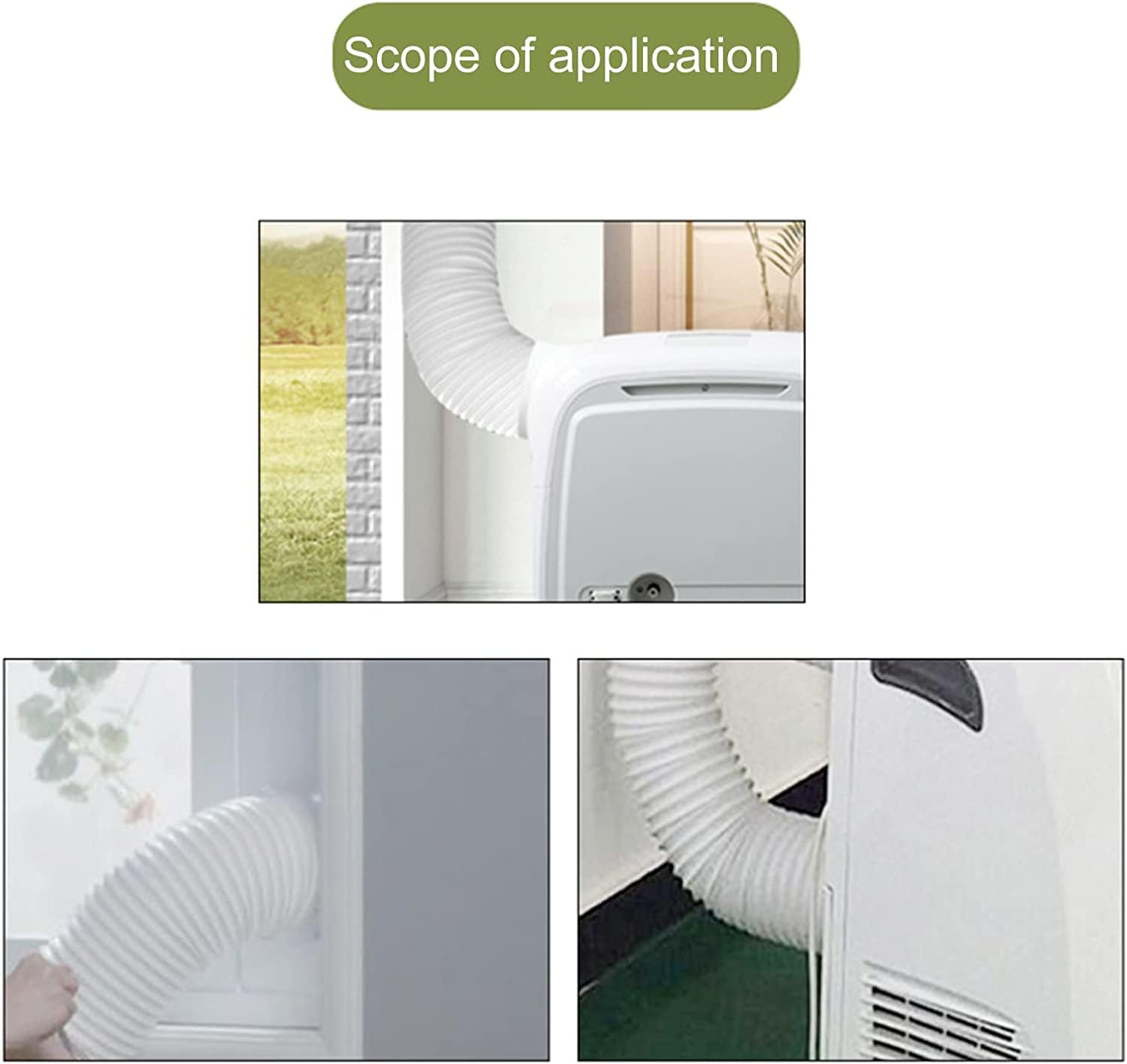 Hose Tube Connector Interface Air Conditioner Exhaust Duct Interface Abs Rv Connector Adapter For Mobile Air Conditioning Kyr 35