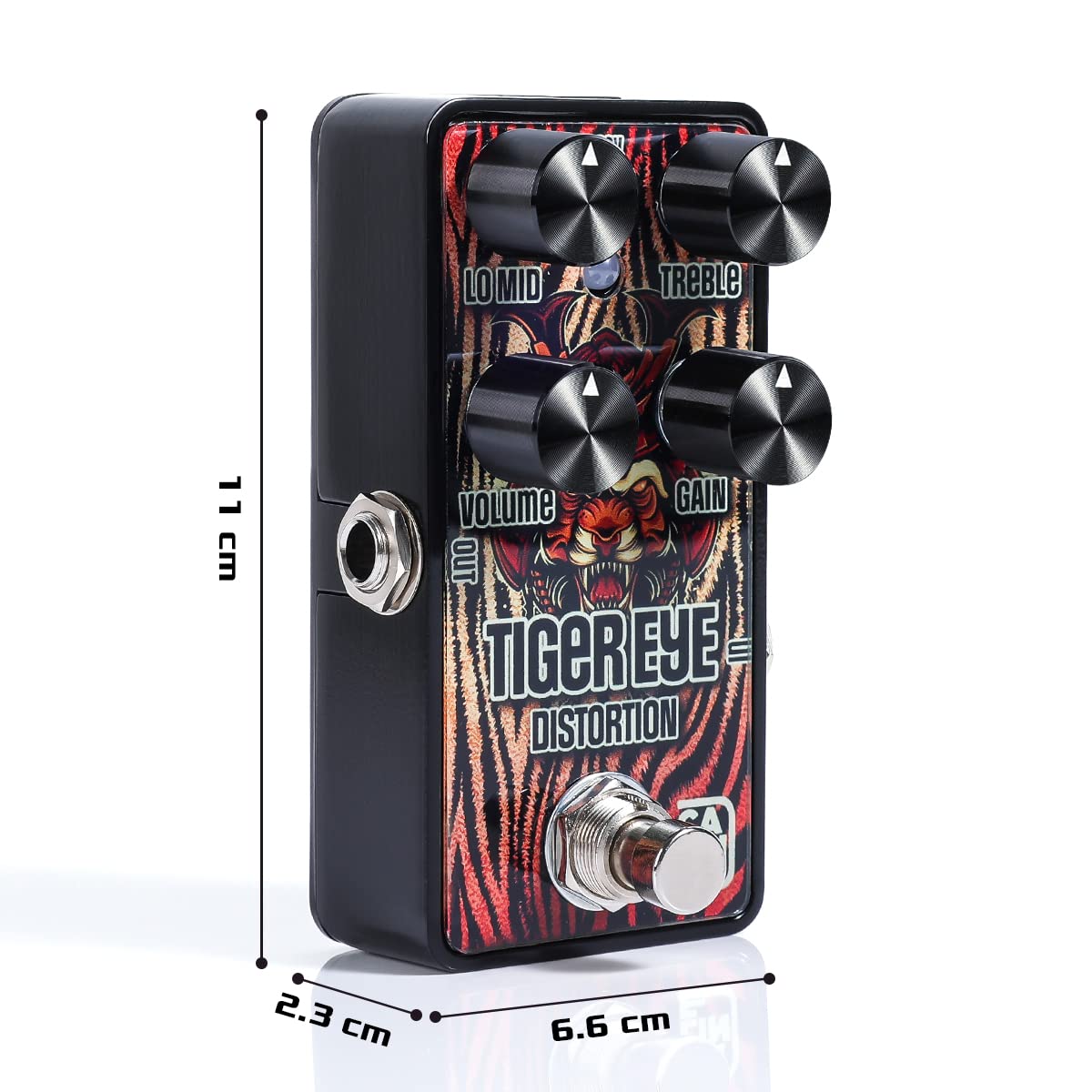 Caline Mini Guitar Distortion Pedal G001 G Series Classic Rock Distortion Effect For Electric Guitar True Bypass