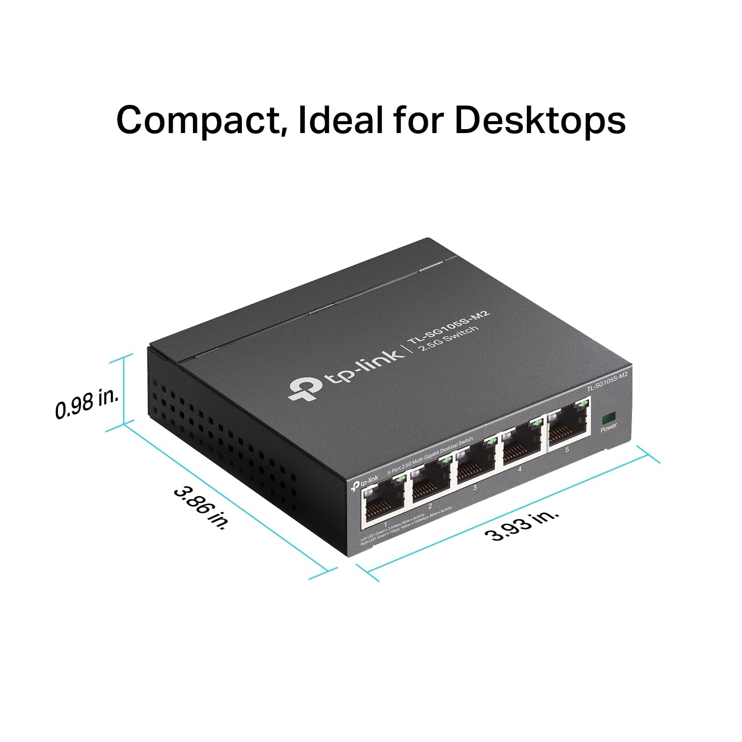 Tp Link Tl Sg105S M2 | 5 Port Multi Gigabit 2.5G Ethernet Switch | Unmanaged Network Switch | Ethernet Splitter | Plug & Play |