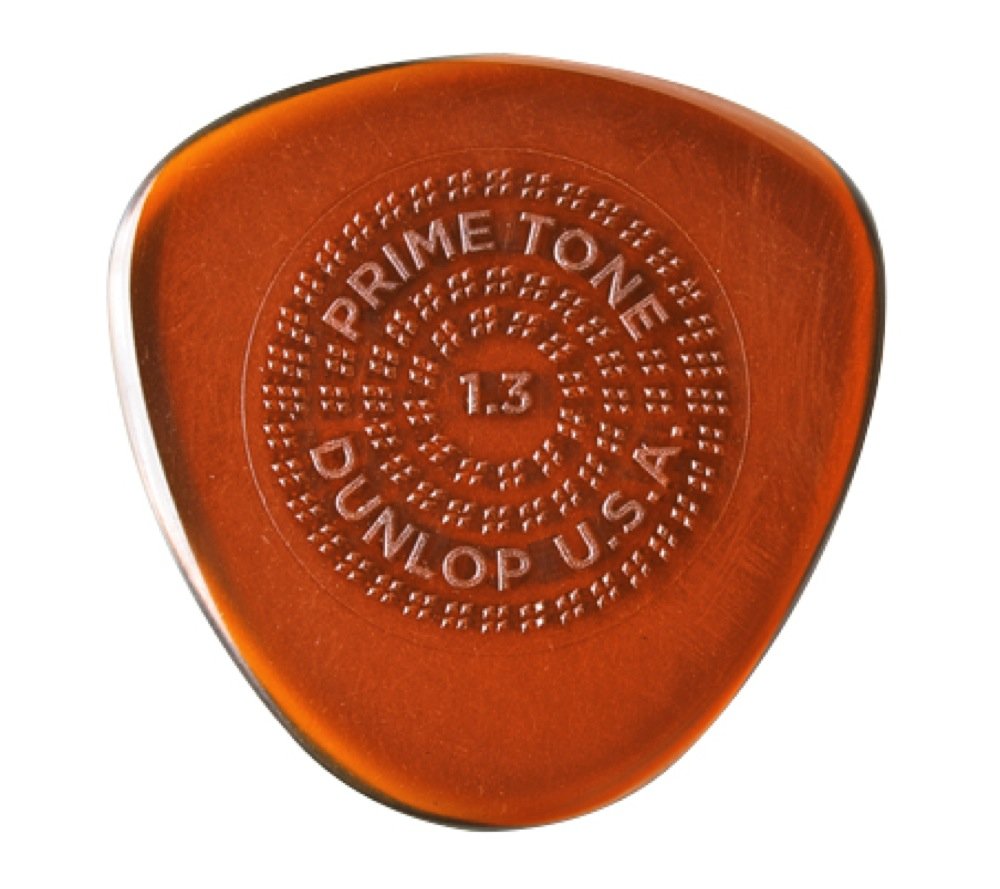 Dunlop Primetone Semiround 1.3Mm Sculpted Plectra With Grip  3 Pack