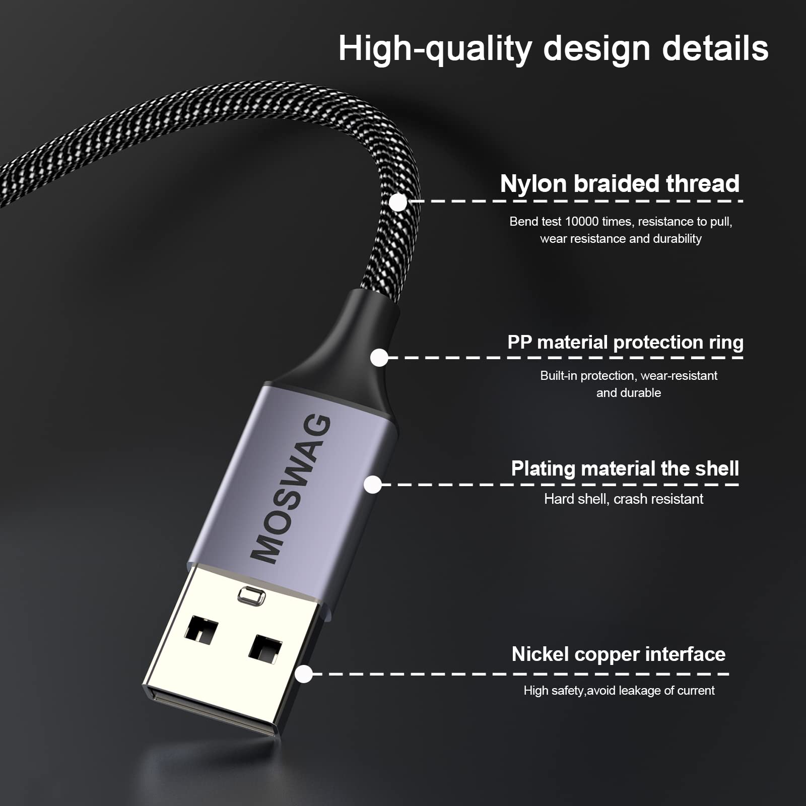 Moswag Usb To 3.5Mm Jack Audio Adapter,Usb To Aux Cable With Trrs 4 Pole Mic Supported Usb To Headphone Aux Adapter External Sou