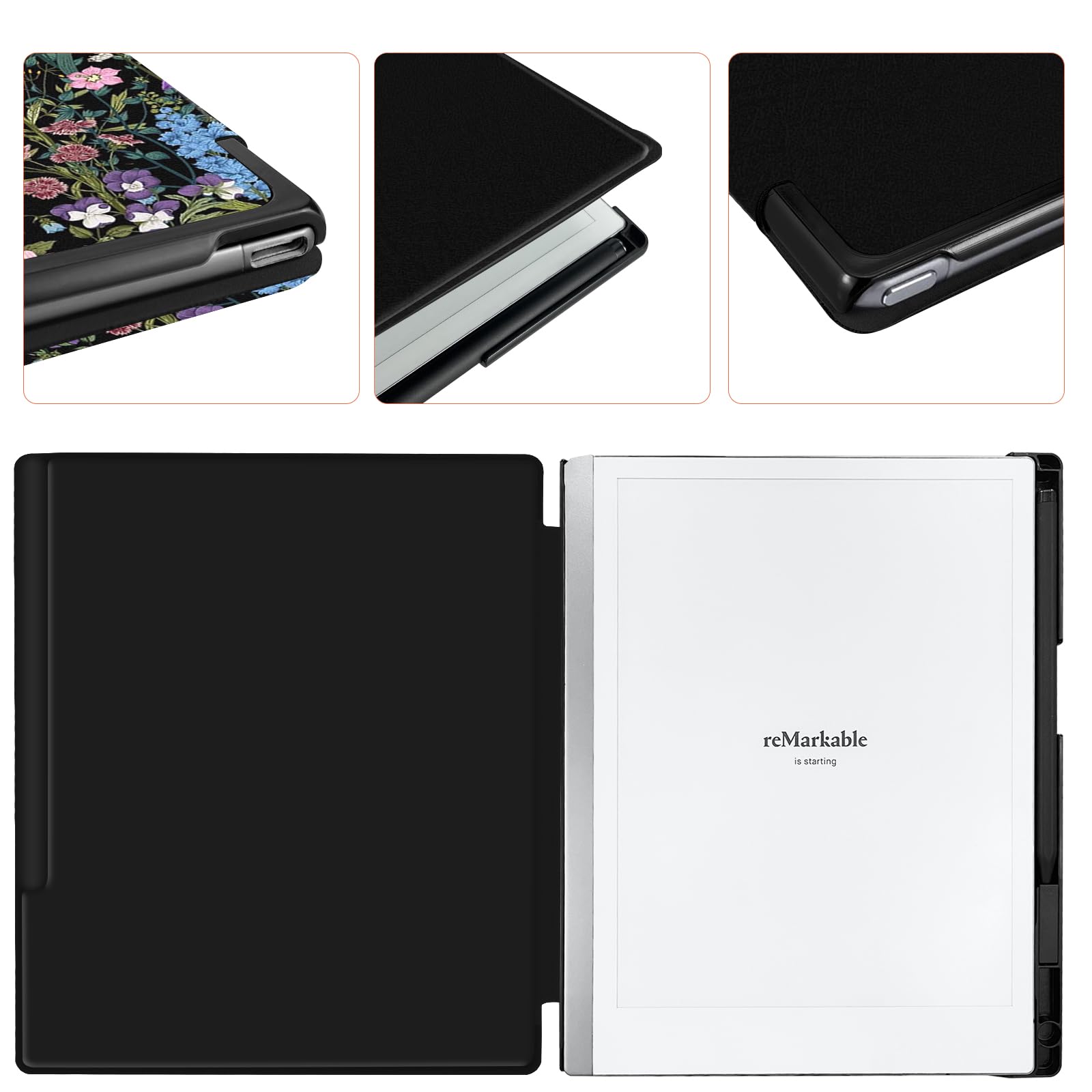 Aippdo Case For Remarkable 2 Paper Tablet 10.3'' 2020 Released,Lightweight And Hard Back Shell Protective Book Folio Cover With