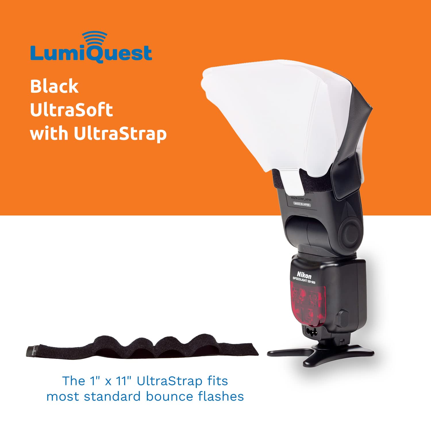 Lumiquest Ultrasoft Frosted Photography Lighting Diffuser, Compact Modifier With Ultrastrap, Camera Lighting, Universal Portable