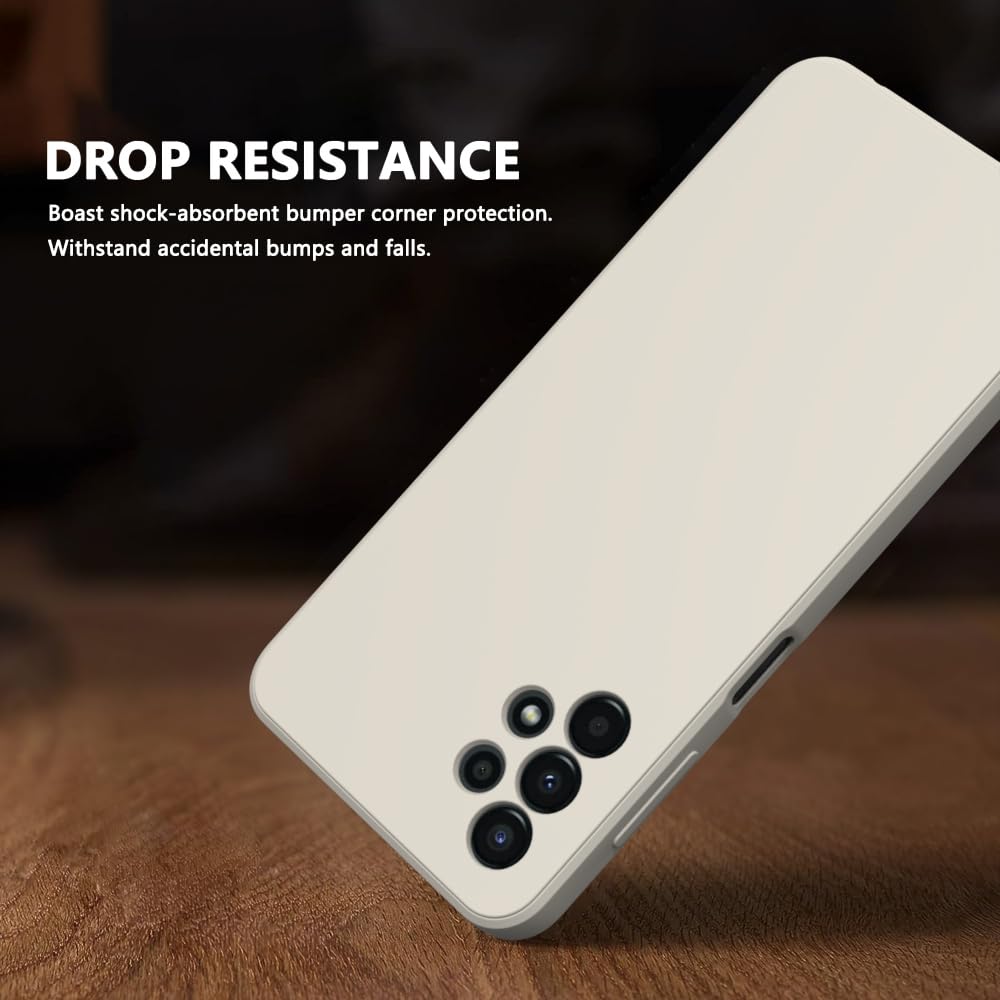 Wogroo For Samsung Galaxy A13 4G Case White, Scratch Resistant With Soft Touch, Slim Thin Phone Cover For Samsung Galaxy A13 4G