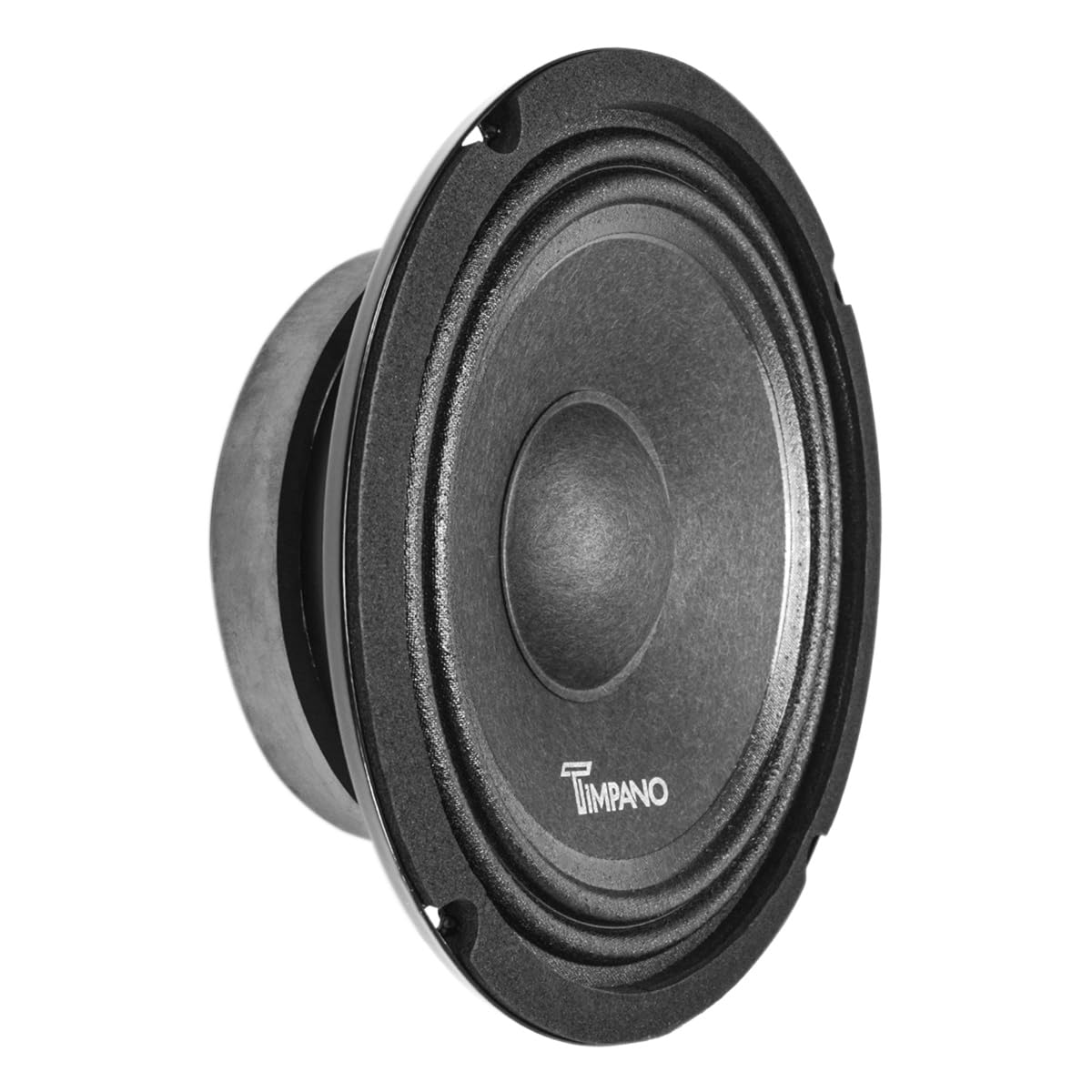 Timpano 6.5 Inch Shallow Car Speaker 600 Watts Tpt Mb6 4 Slim Shallow Profile 4 Ohm, Pro Midbass Car Audio Loudspeaker Compact F