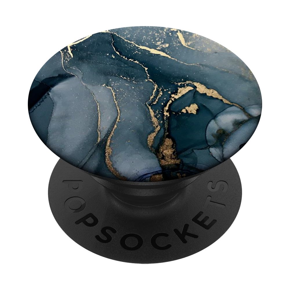 Elegant Turquoise Blue & Aqua Ocean Pattern Popsockets Popgrip: Swappable Grip For Phones & Tablets