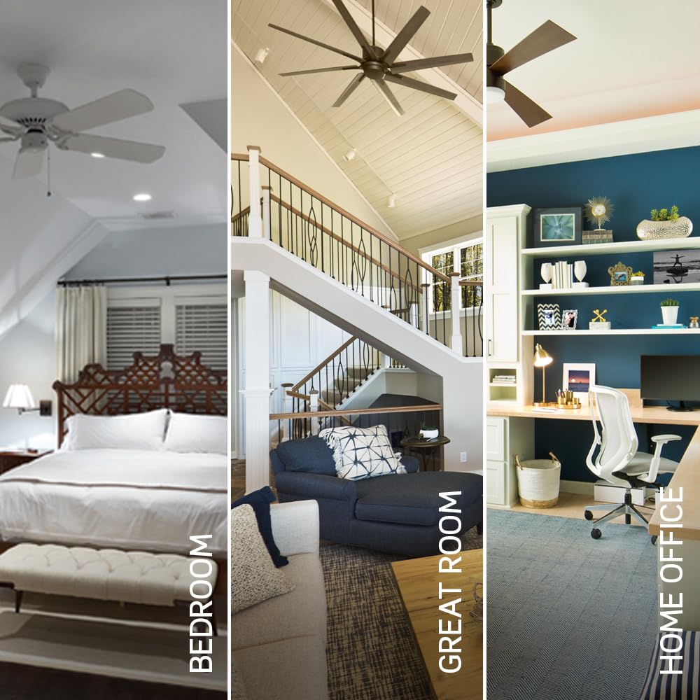 Leviton Sureslide Ceiling Fan Wall Switch, Quiet 3-Speed Fan Control, 1.5 Amps, 661F-10T, Light Almond