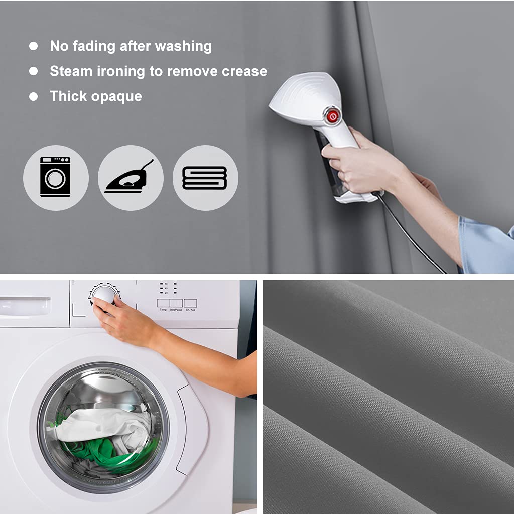 Cpliris 10X12Ft Grey Backdrop For Photography, Pure Polyester Grey Photo Booth Backdrop Collapsible Grey Screen Curtain For Phot