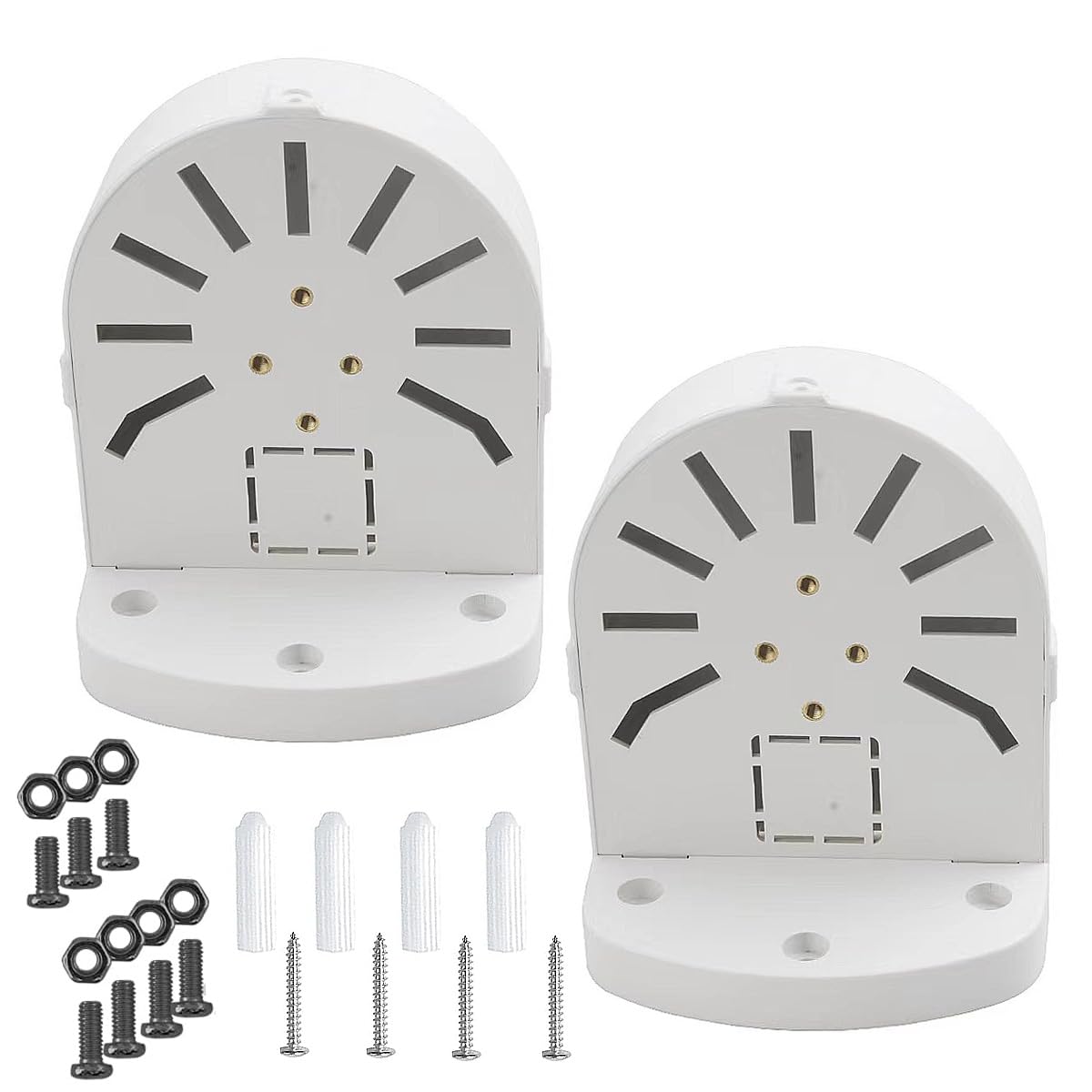 Pcuorleors Universal Wall Mount Bracket For Dome Security Camera,Security Camera Junction Box, Cctv Ip Surveillance Cameras Hold