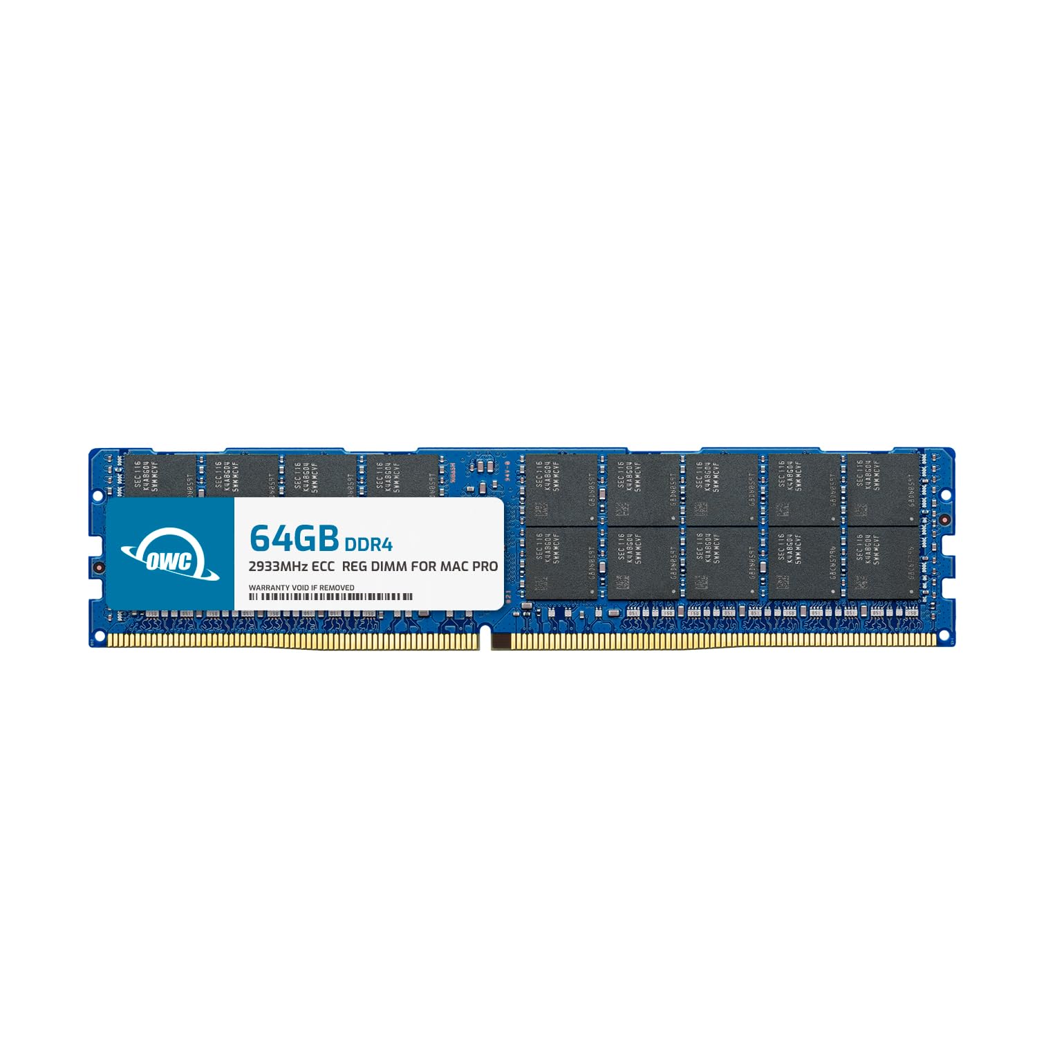 Owc 64Gb Ddr4 Ecc Registered Cl21 Pc4 23400 2933Mhz Sdram Memory Ram Upgrade Module Compatible With 2019 Mac Pro 7,1 (Owc2933D4M