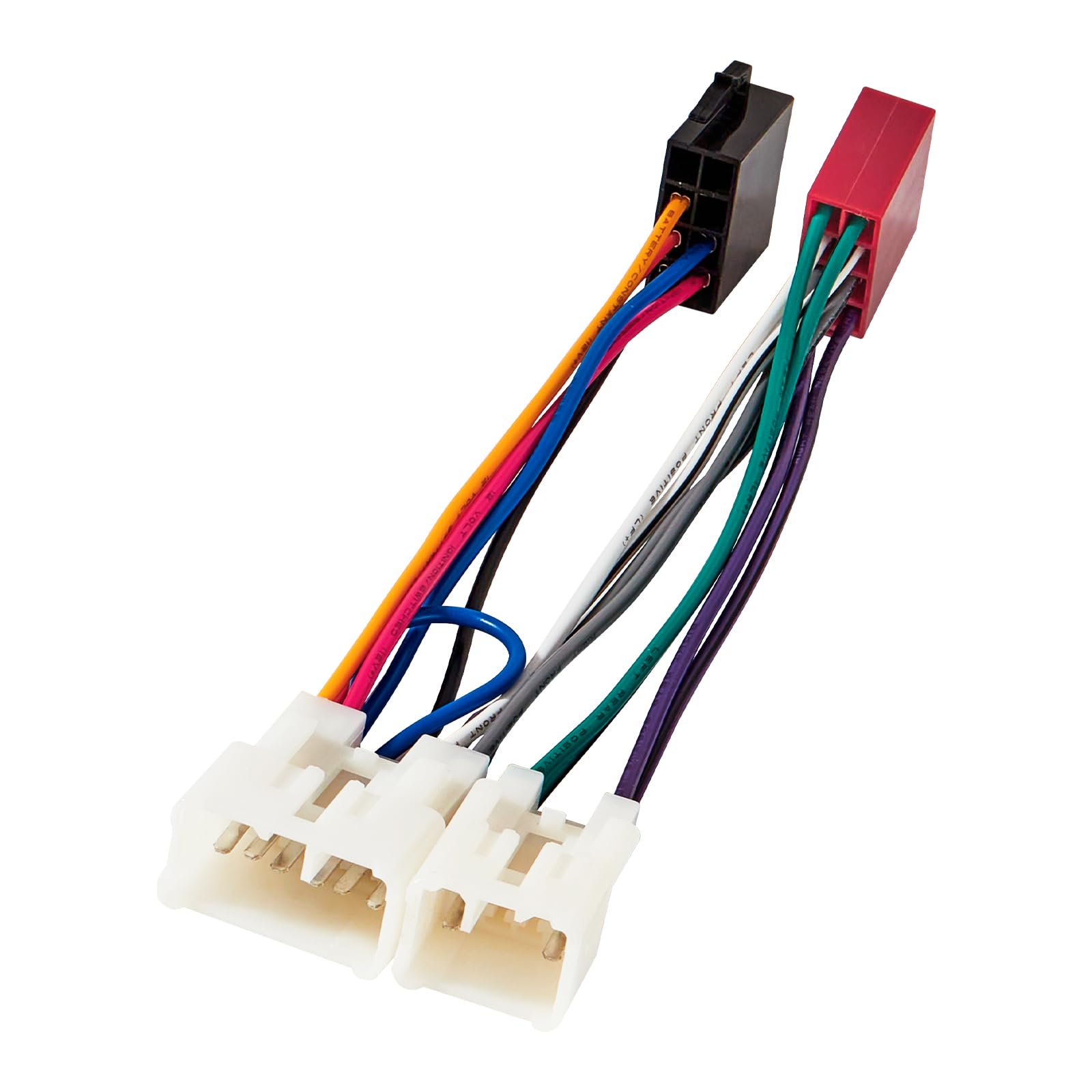 Red Wolf Car Radio Iso Wiring Harness Compatible With Toyota 2005 2020 Tacoma, 1996 2009 Rav4, 2004 2018 Tundra, Subaru 2014 2019 Wrx Forester Non Jbl System Aftermarket Stereo Iso Wire Cable Plug