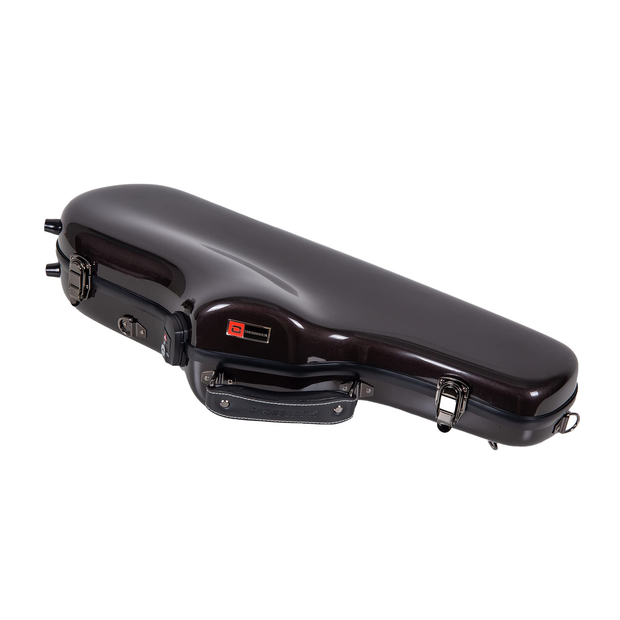 Crossrock Pro Grade Alto Saxophone Case | Space Gray, Tsa Lock, Stylish & Elite Protection, Detachable Straps, Accessory Pocket