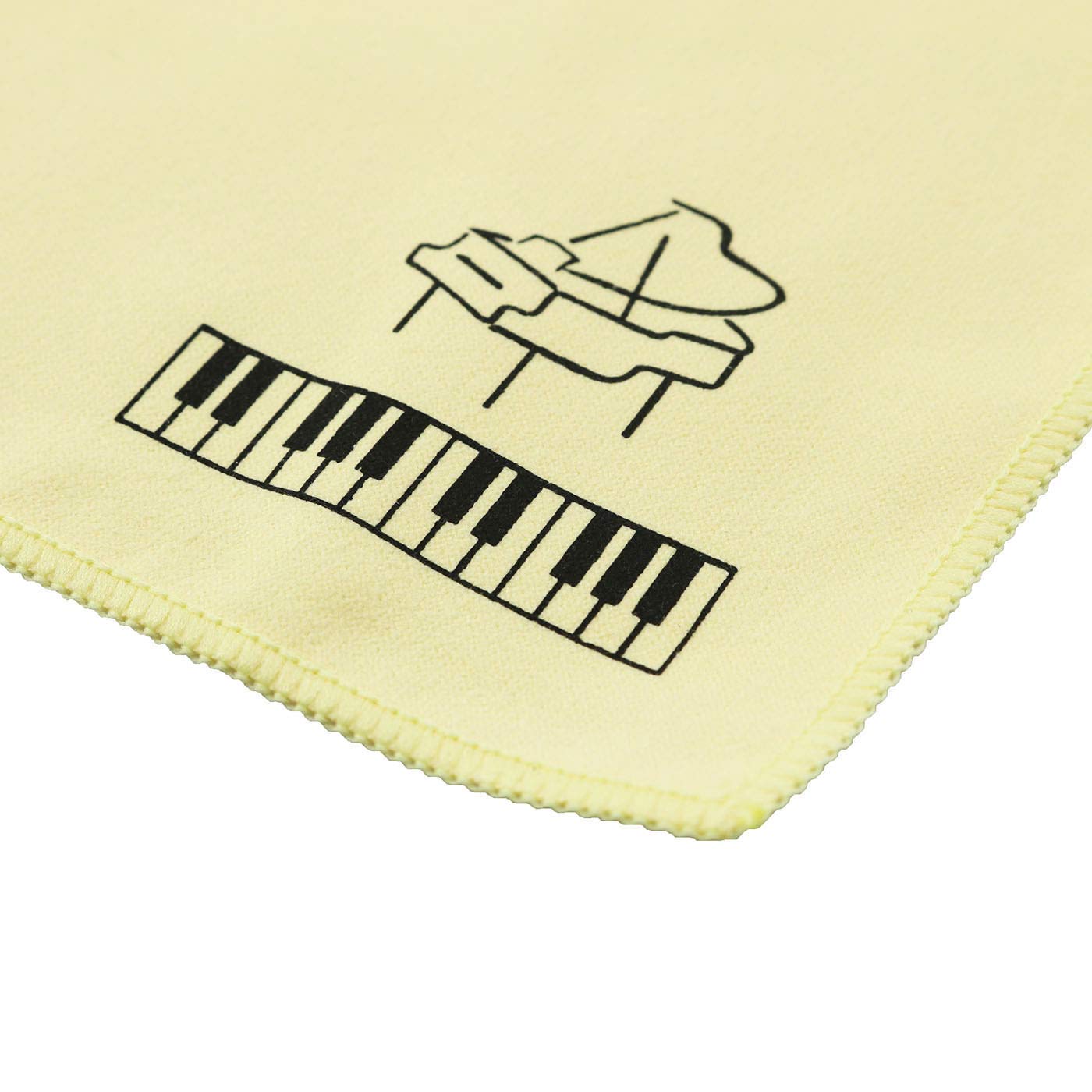 Ruiwaer Yellow Piano Key Cover Keyboard Dust Proof Flannel Cloth For 88 Keys Electronic Keyboard, Digital Piano, Yamaha, Casio,