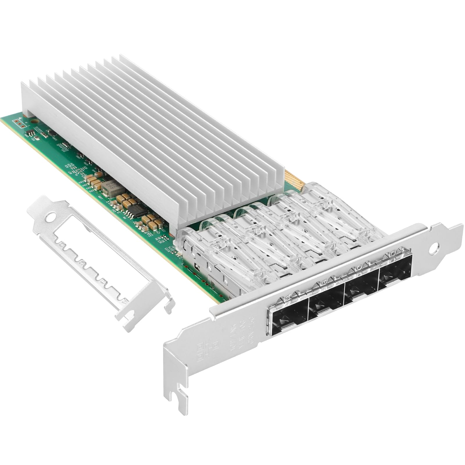 25Gb Network Card With E810 Cam1 Chip, Quad Sfp28 Ports Pci Express Ethernet Network Adapter Support Rdma, Uefi, Compare To E810