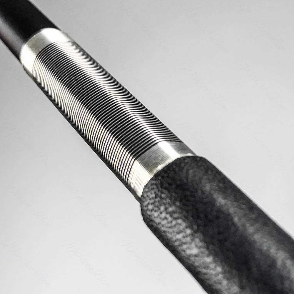 Winsterbow Carbon Fiber Violin Bow 1/4 Size Violin Bow Unbleached Black Horse Hair