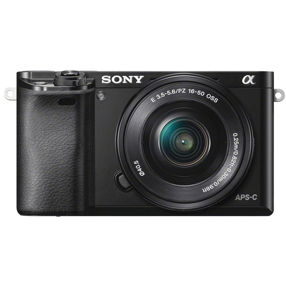 Sony Alpha a6000 Mirrorless Digital Camera 24.3MP SLR Camera with 3.0 Inch LCD (Black) w/16 50mm Power Zoom Lens
