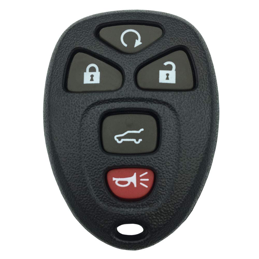 Replacement Keyless Entry Remote Key Fob Shell Case With 5 Button Fit For Chevy Suburban Tahoe Traverse / Gmc Acadia Yukon / Cad