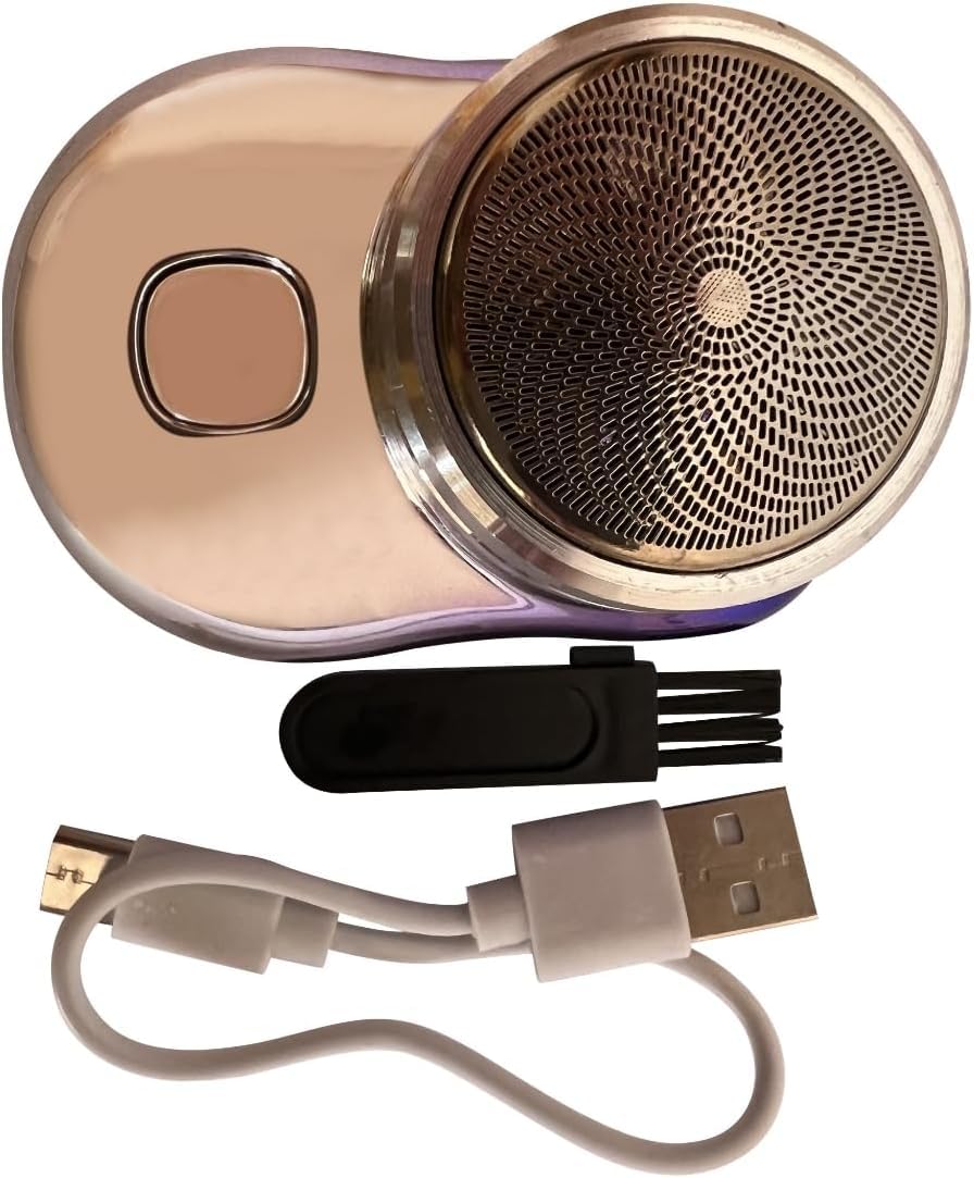 Pack Of 2X Model Mini Dual Head Electric Shaver Pocket Shaver Usb Mini Shavers For Men Washable Head Razor Rechargeable  Random