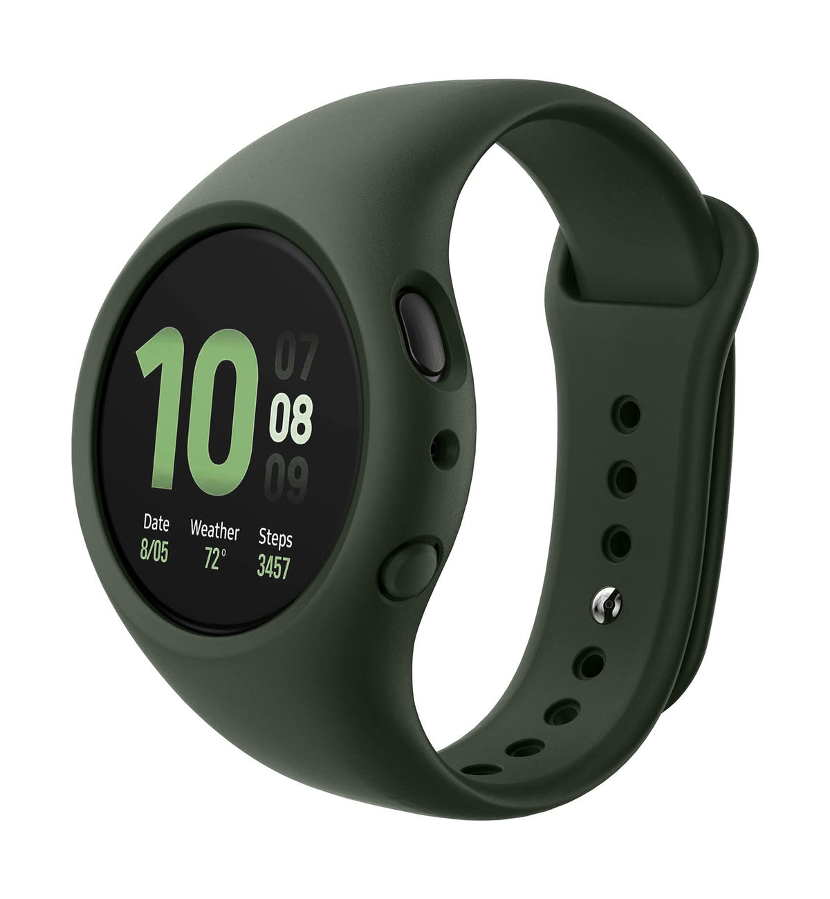 Suritch Band Compatible With Galaxy Watch Active 2 44Mm,Soft Silicone Protective Case With Strap Bands For Samsung Watch Active 