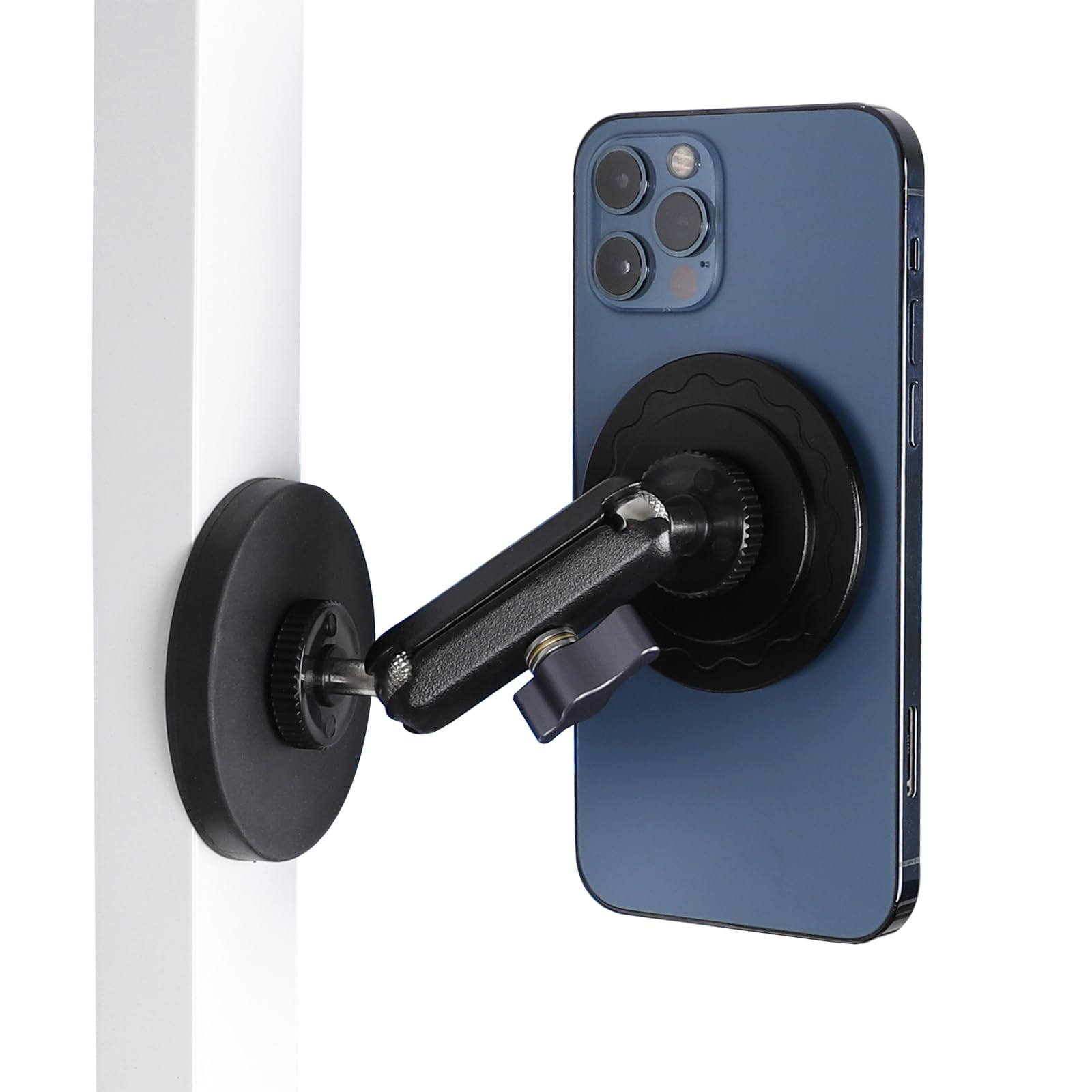 Gym Magnetic Phone Holder For Magsafe, Dual Magnetic Phone Mount For Gym Attach To Metal Surface, Compatible With Iphone 16 15 1