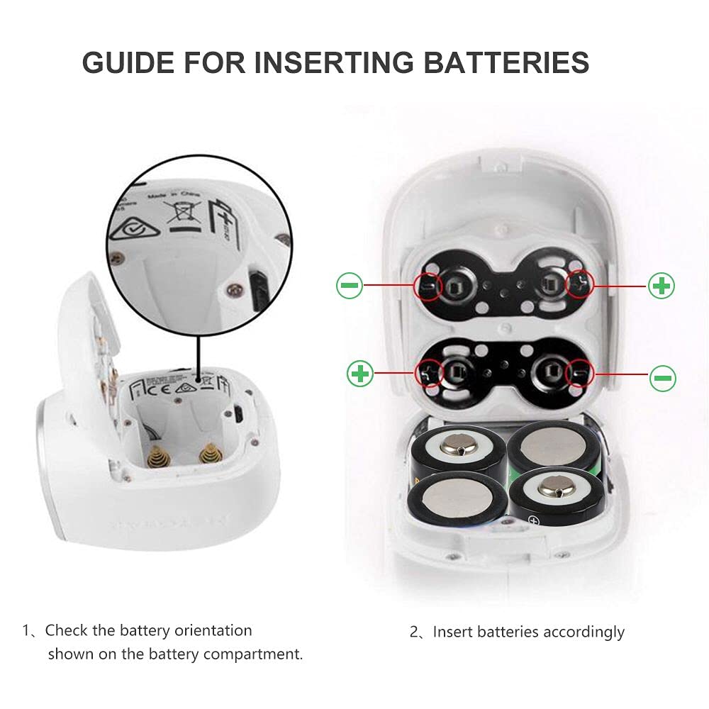 DULEX CR123A Rechargeable Batteries 12-Pack 800mAH for Arlo Security Cameras and Flashlights