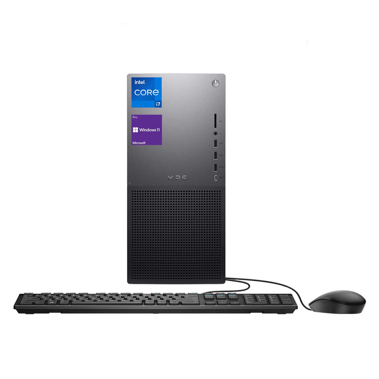 DELL Business XPS 8960 Tower Desktop Computer, Intel Core i7-13700, 64GB DDR5 RAM, 2TB SSD, DisplayPort, Killer Wi-Fi 6, Wired K