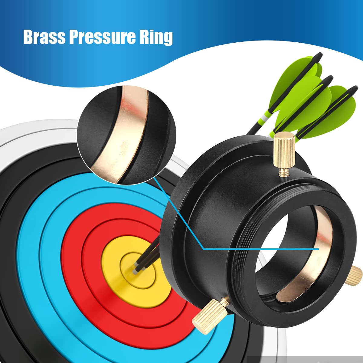 Svbony Sa404 M48 To M42 Adapter, 1.25 Inches Telescope Adapter For Sv41 Spotting Scope, Eyepiece Adapter For Eyepiece Photograph