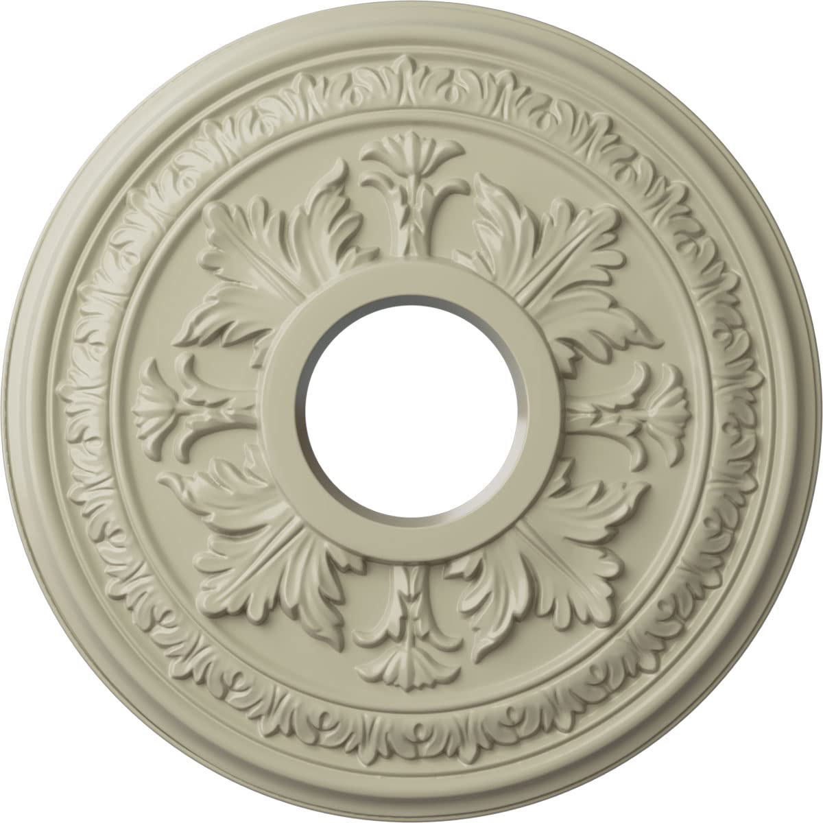 Ekena Millwork Baltimore Ceiling Medallion, Clear Yellow