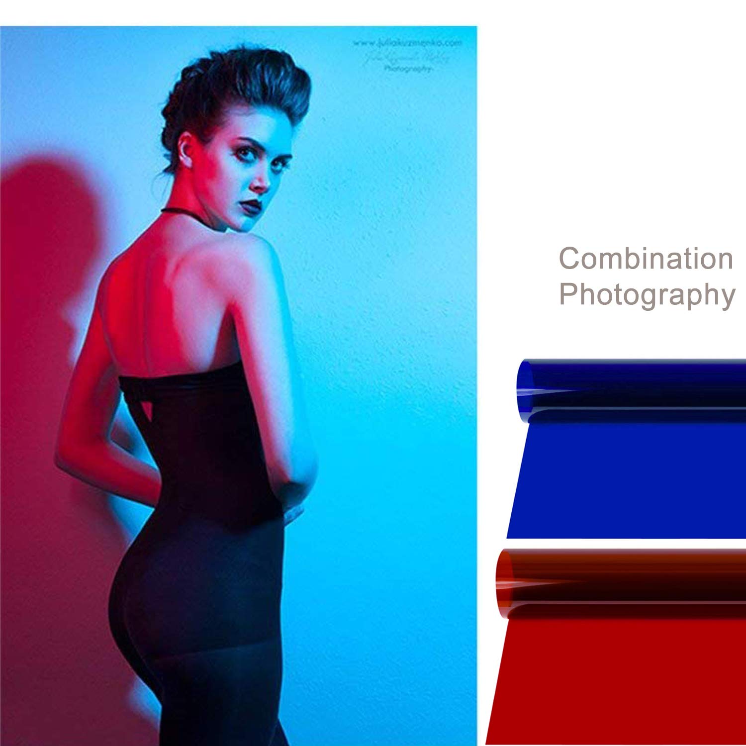 Meking 8 Pieces 16X20 Inches Lighting Gels Photo Lights Gel Filters Transparent Color Correction Light Sheets For Photography Re