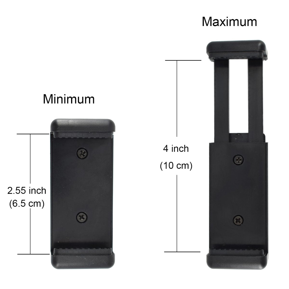 Universal Cell Phone Tripod Mount Adapter, Oimio Phone Holder Clip Connector Head Used For Monopod Selfie Stick Dslr Travel Mini