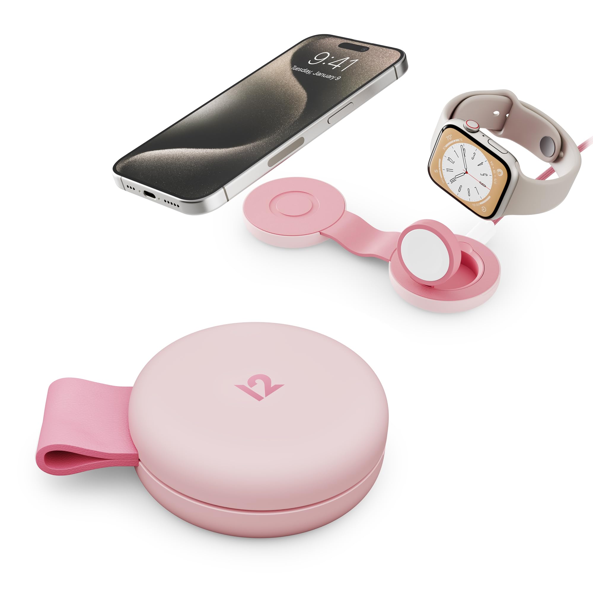 Butterfly SE 2-in-1 Compact Foldable Wireless Travel Charger, 15W MagSafe Duo Charging for iPhone, Airpods, and Apple Watch, Pin