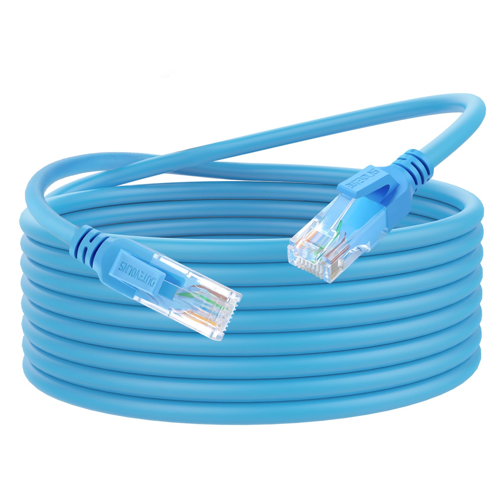 Dutevolns Ligiud Silicone Cat 6 Ethernet Cable 10 Feet, Ultra Flexible Cat 6A Rj45 Cable, Soft Gigabit Lan Cord For Mac, Pc, Rou